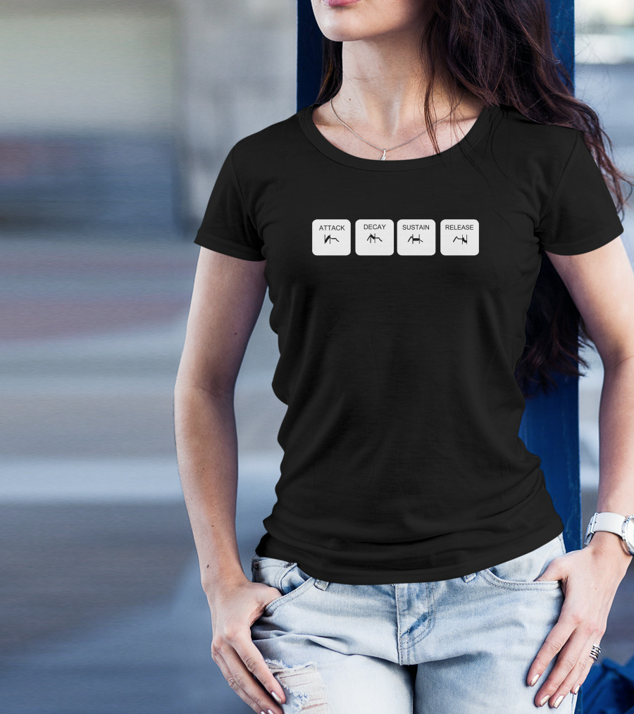 ADSR Attack Decay Sustain Release T-Shirt