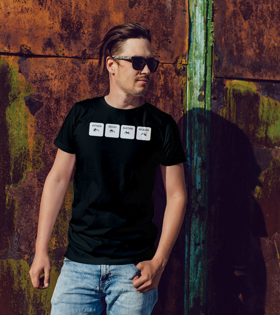 ADSR Attack Decay Sustain Release T-Shirt