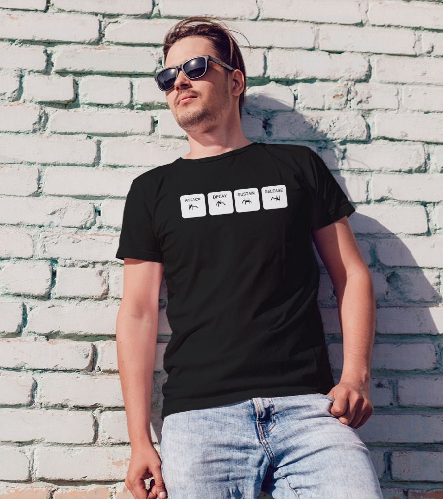 ADSR Attack Decay Sustain Release T-Shirt