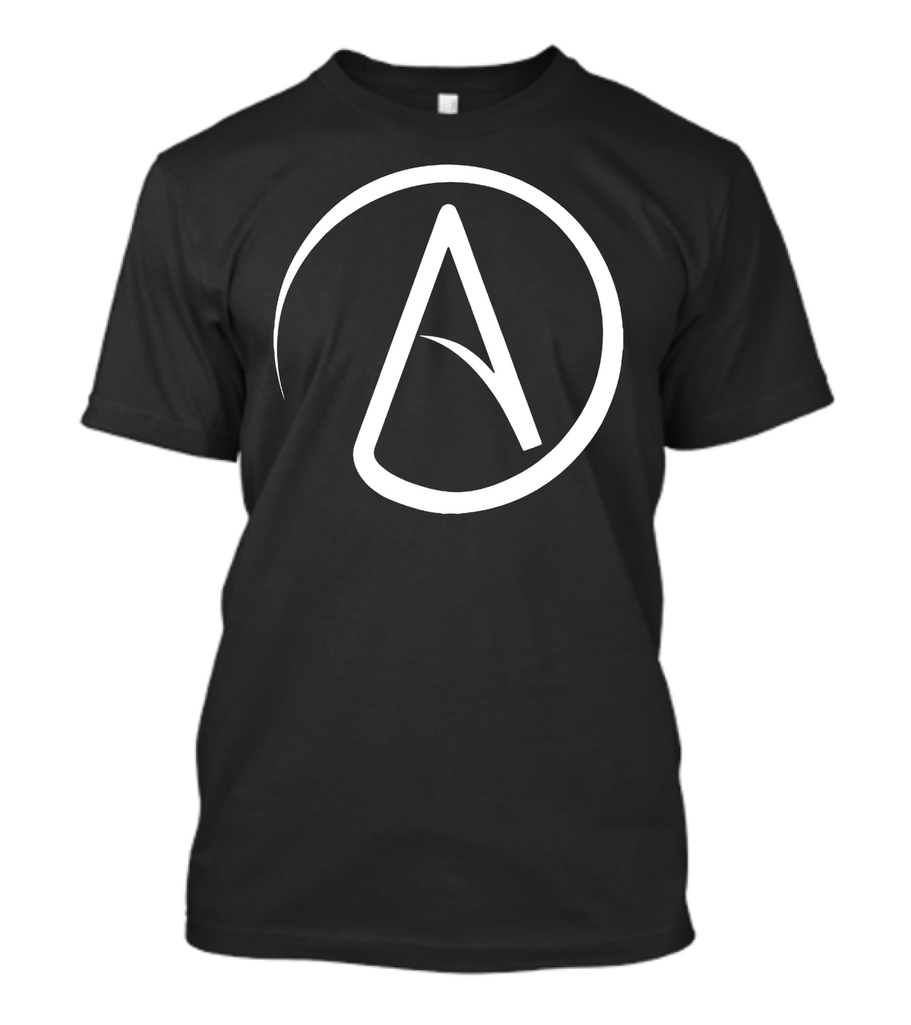 Atheist Symbol A With Circle Emblem T-Shirt