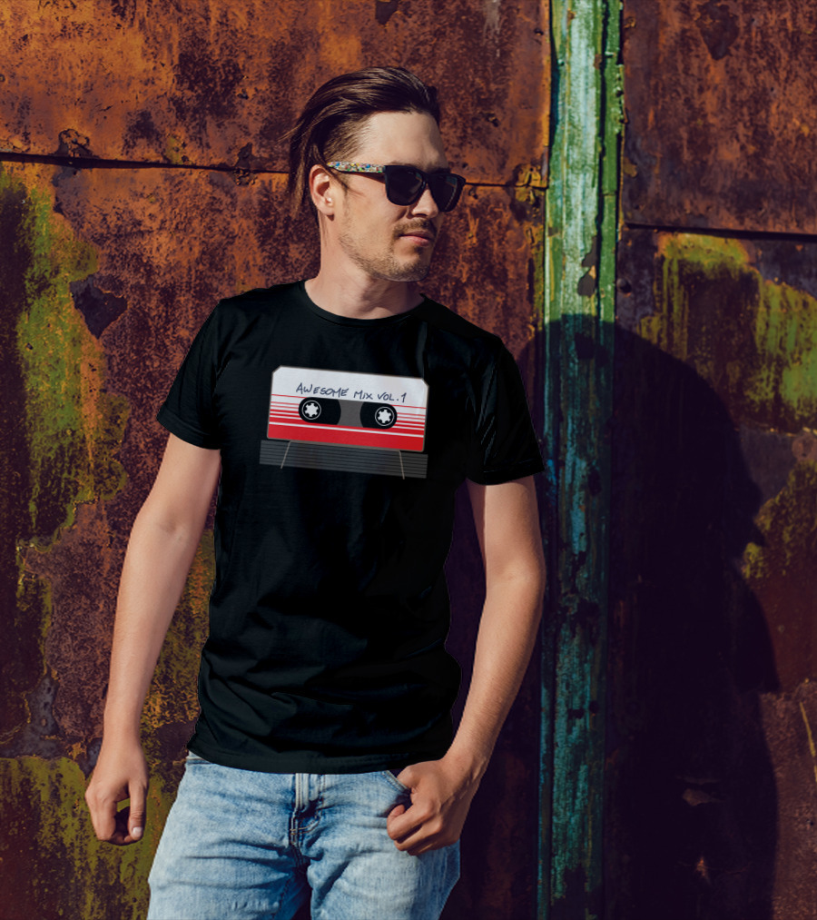 Guardians Of The Galaxy Awesome Mix Vol. 1 Cassette T-Shirt