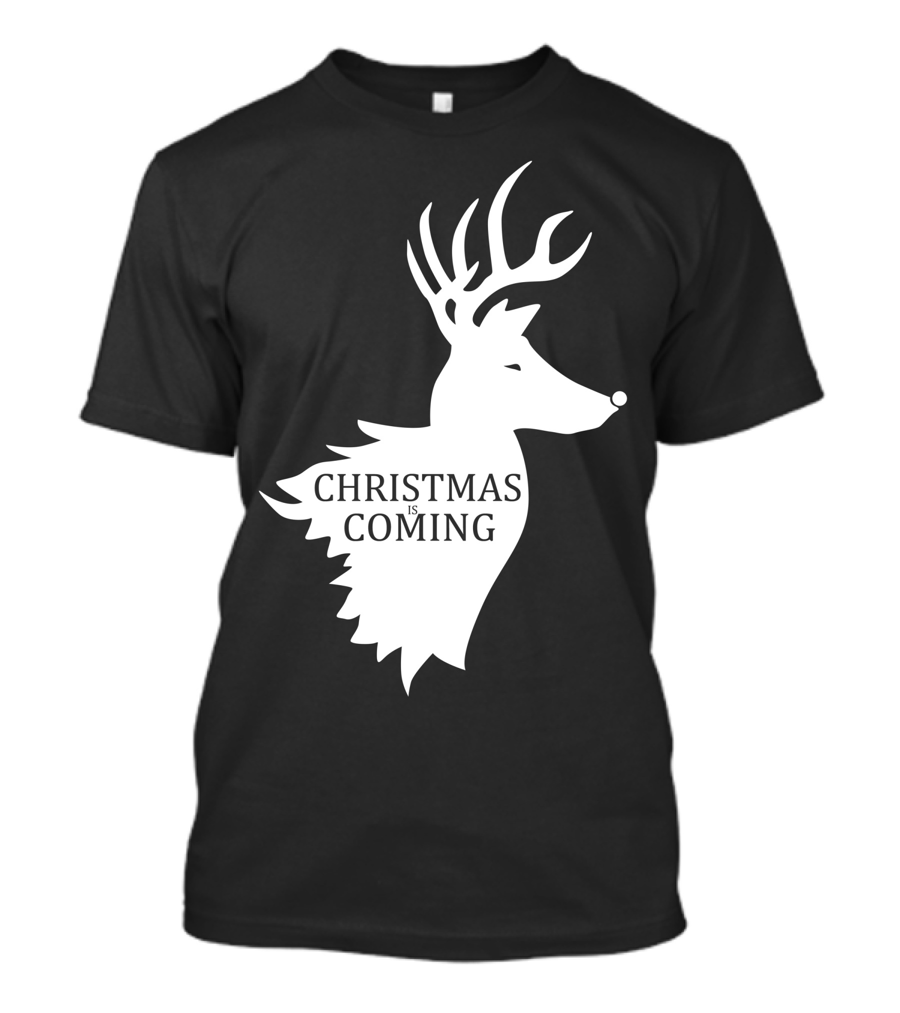 Christmas Is Coming Reindeer Stag T-Shirt