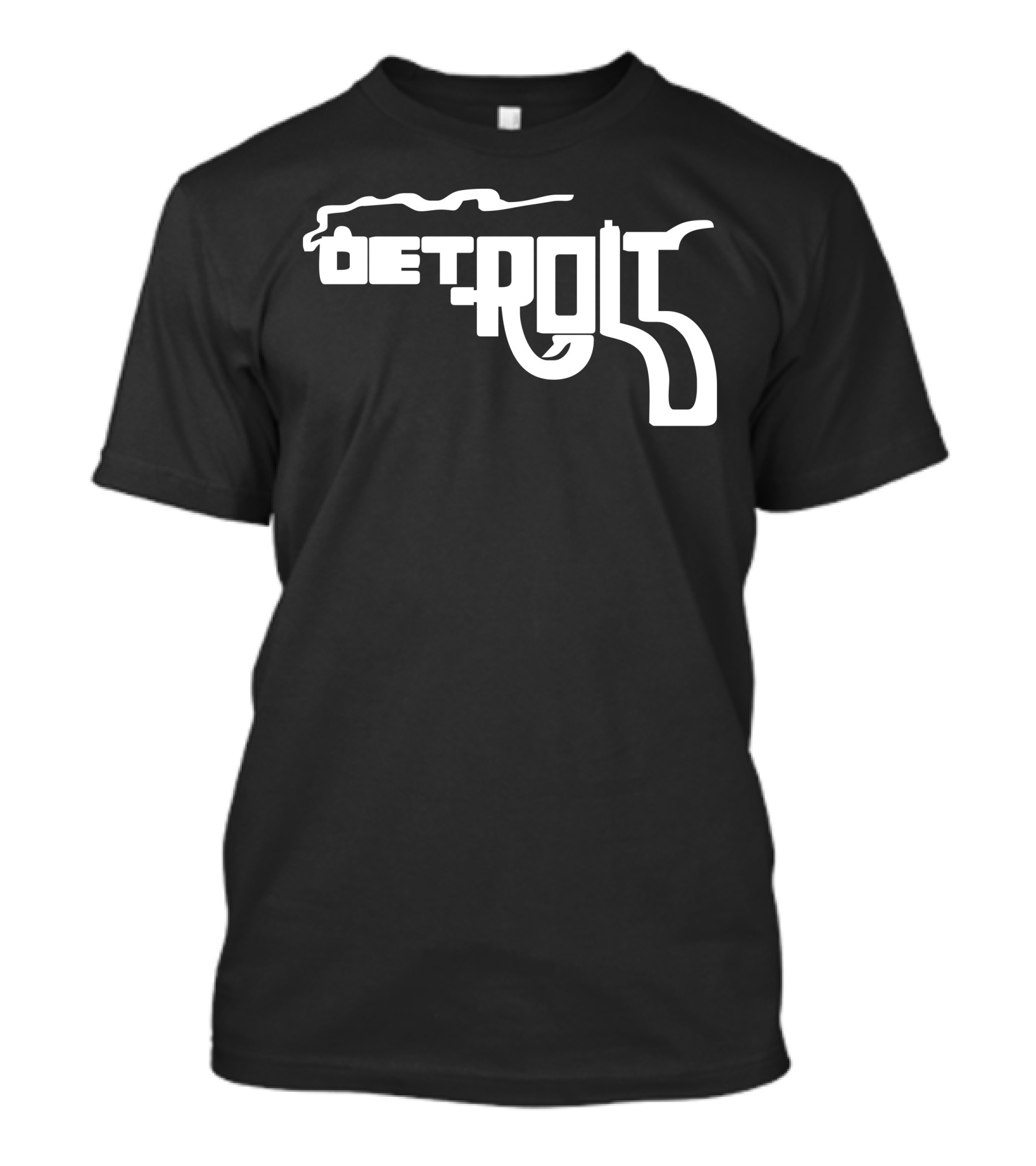 Detroit Smoking Gun Pictogram T-Shirt