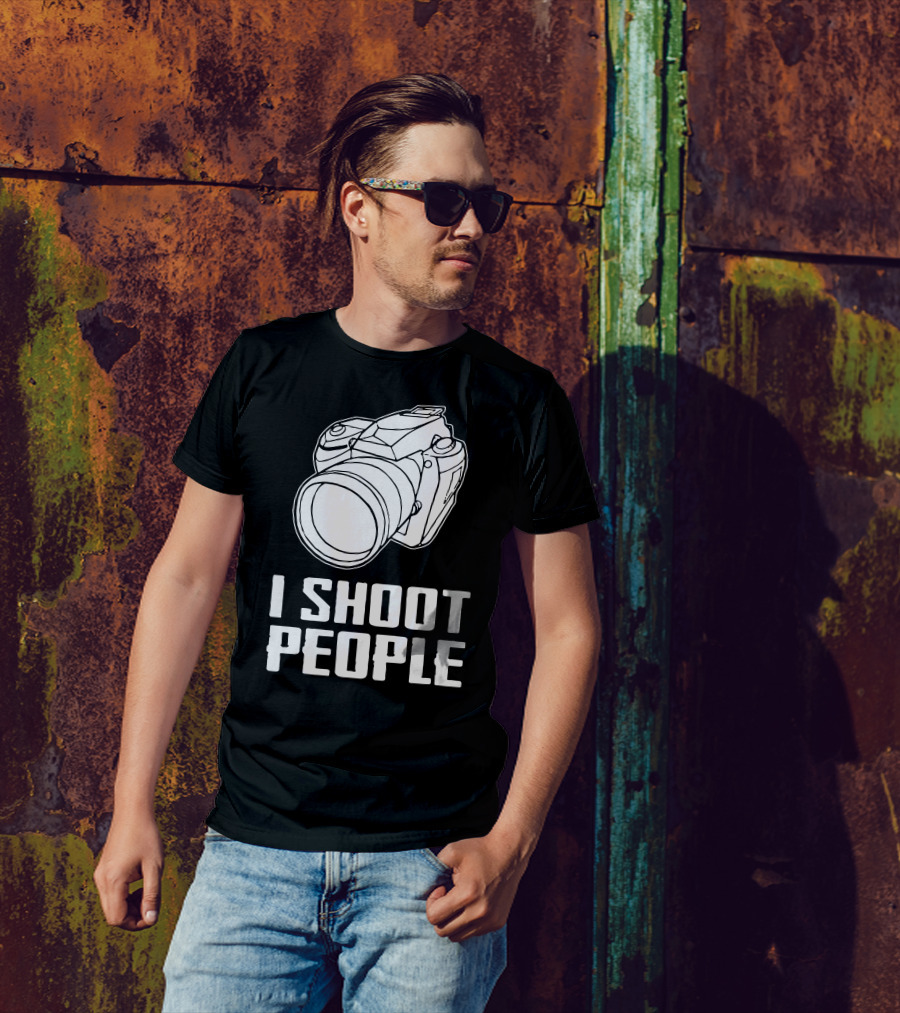 Digital Camera I Shoot People T-Shirt