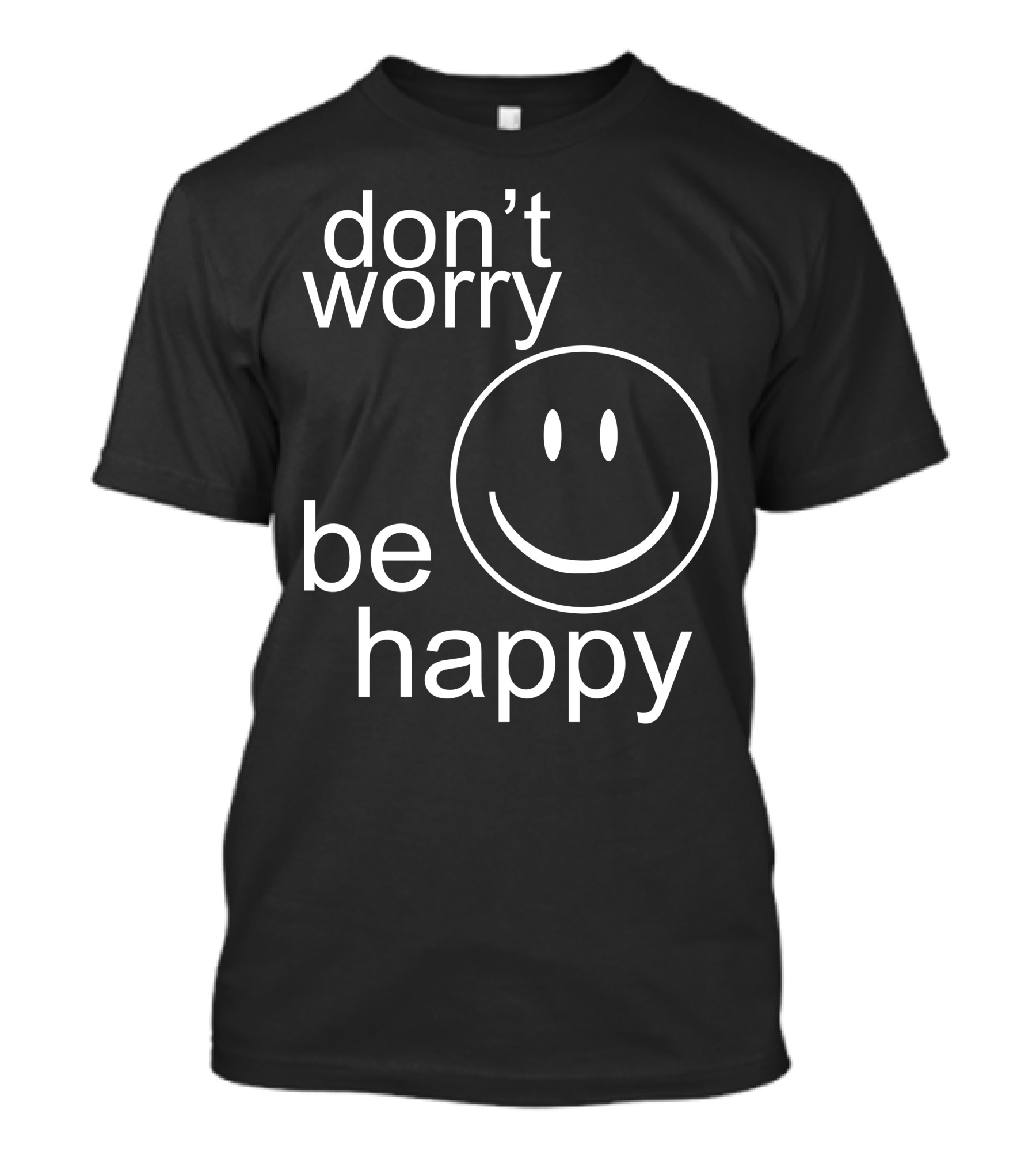 Don't Worry Be Happy Smiley Bob Marley T-Shirt
