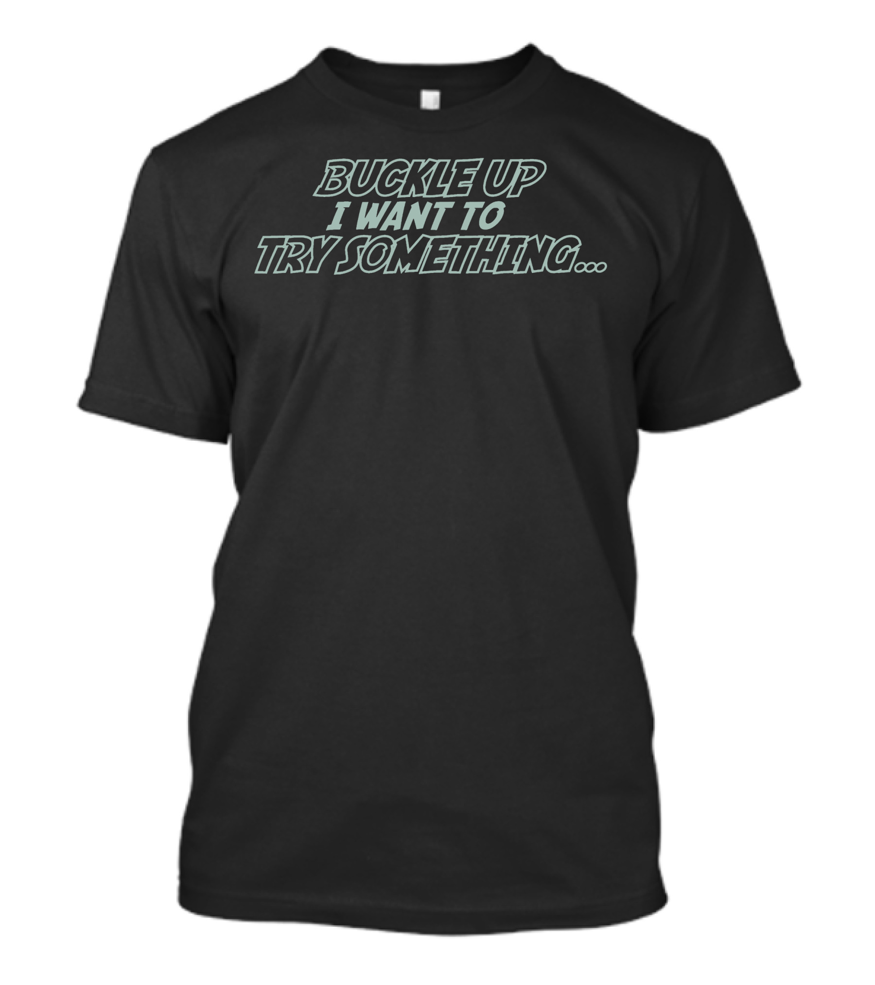 Drag Street Race Buckle Up I Want To Try Something T-Shirt