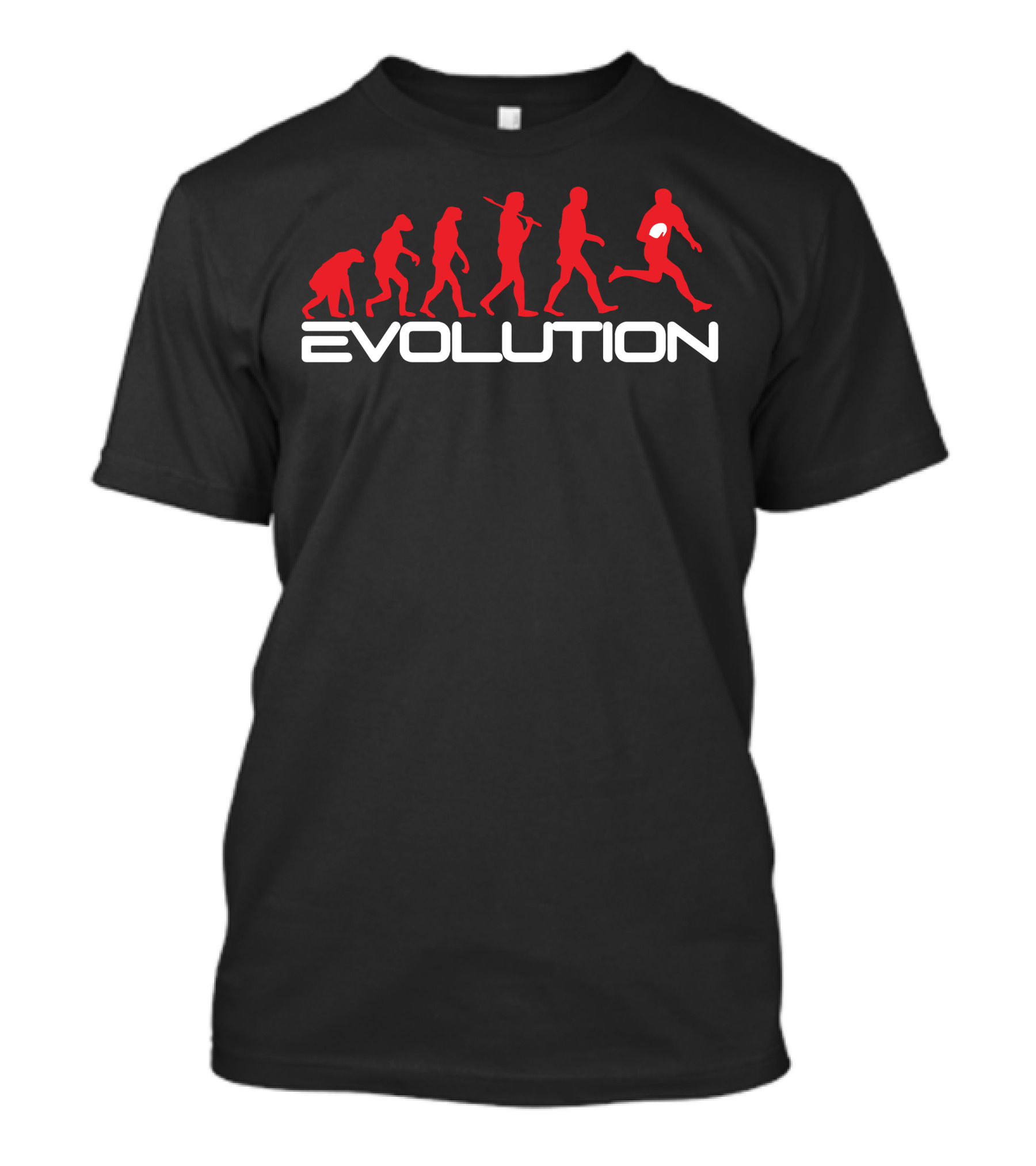 Evolution Rugby Players Silhouette Journey T-Shirt