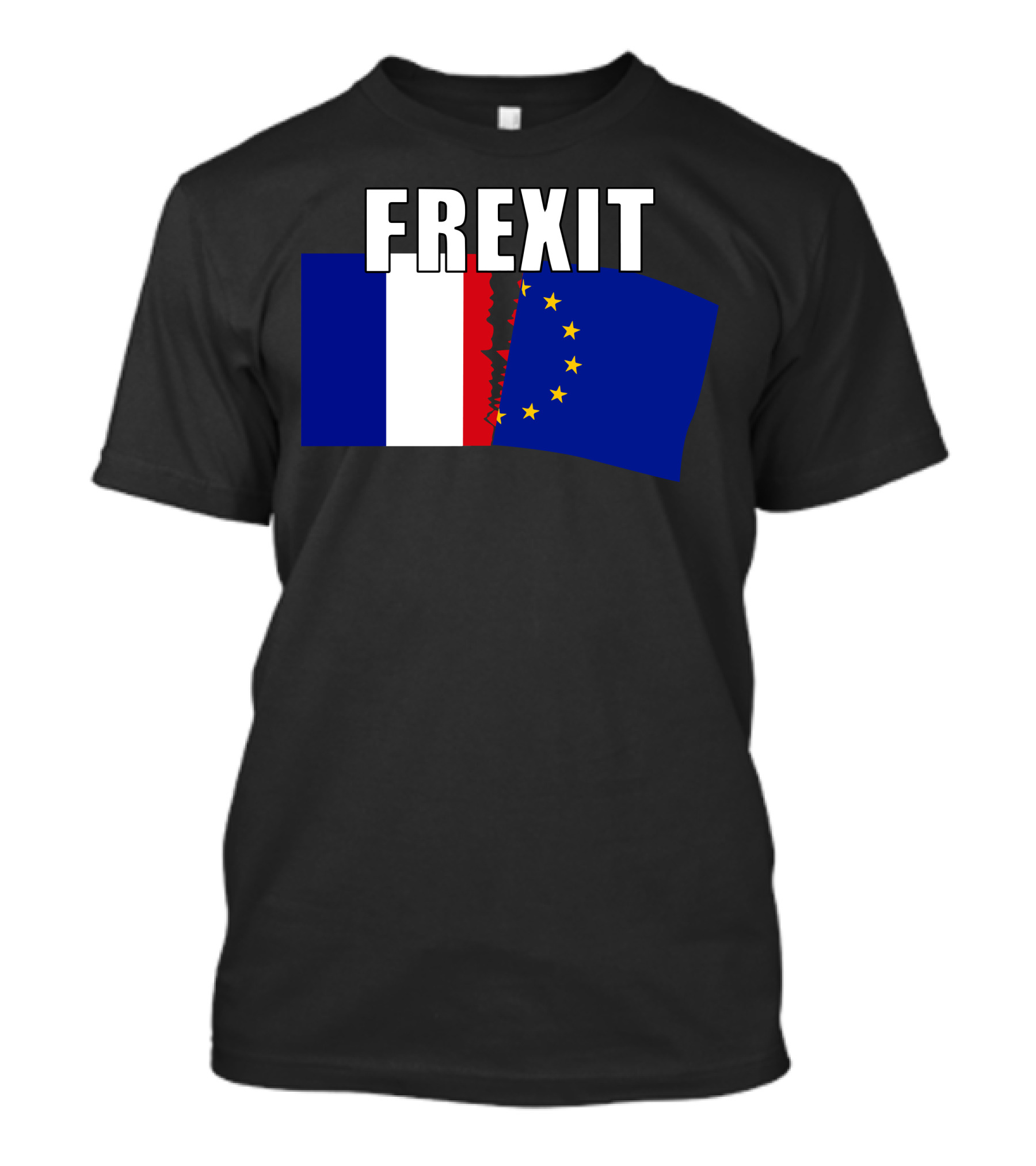 FREXIT France Flag EU Stars Iconic T-Shirt