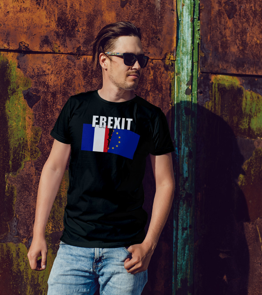 FREXIT France Flag EU Stars Iconic T-Shirt