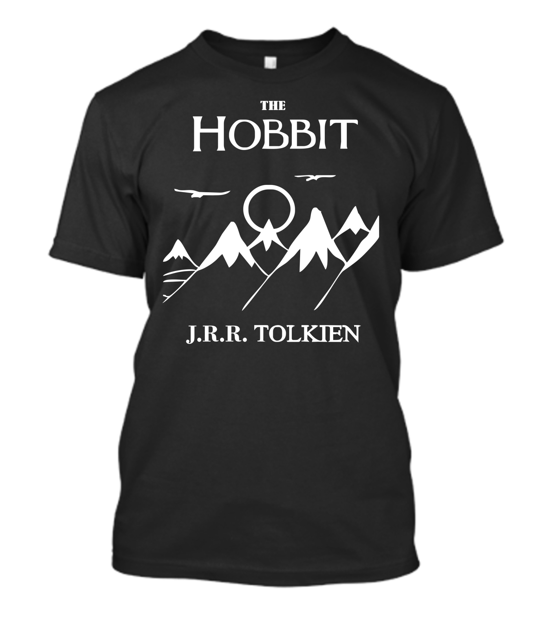 The Hobbit J.R.R. Tolkien Mountain And Eagle T-Shirt