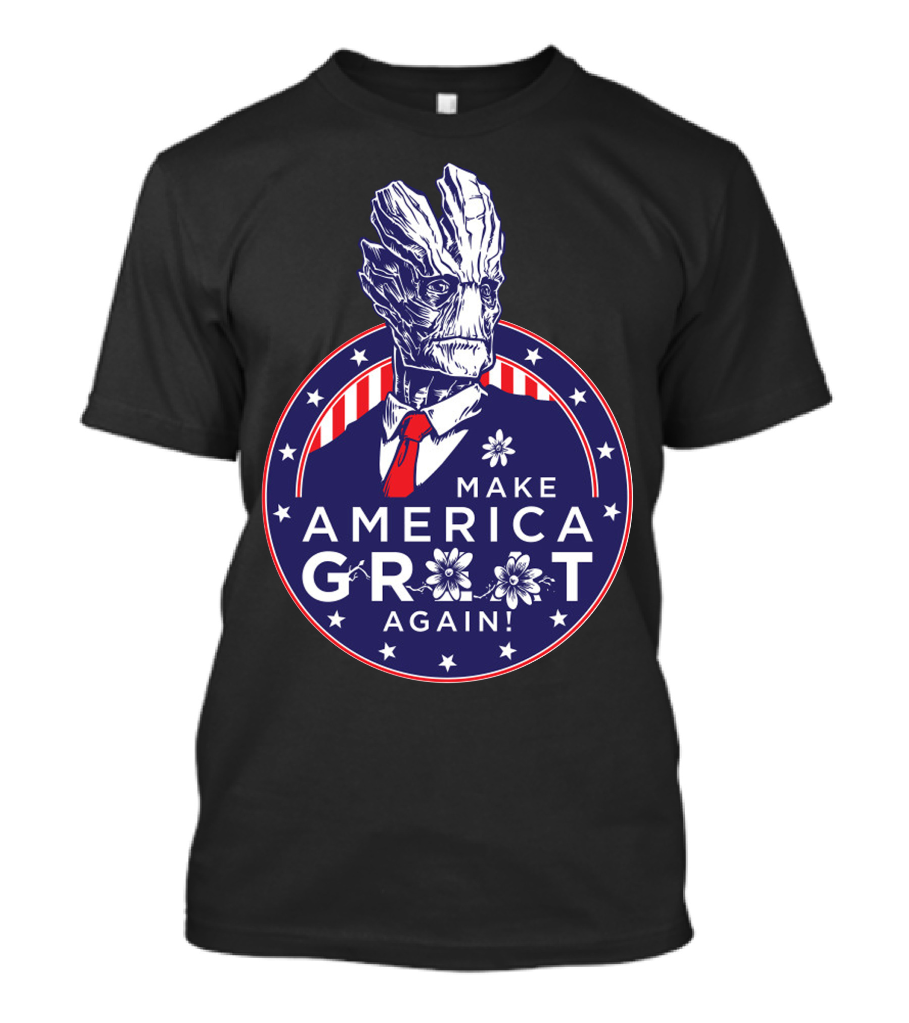 Make America Groot Again President Badge T-Shirt