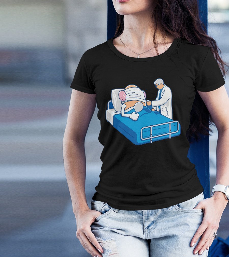 Patient Recovery Humor With Doctor And Iconic Potato Character T-Shirt