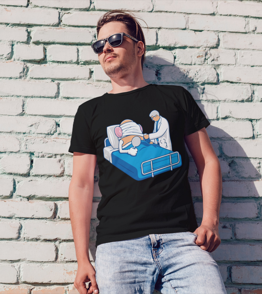 Patient Recovery Humor With Doctor And Iconic Potato Character T-Shirt