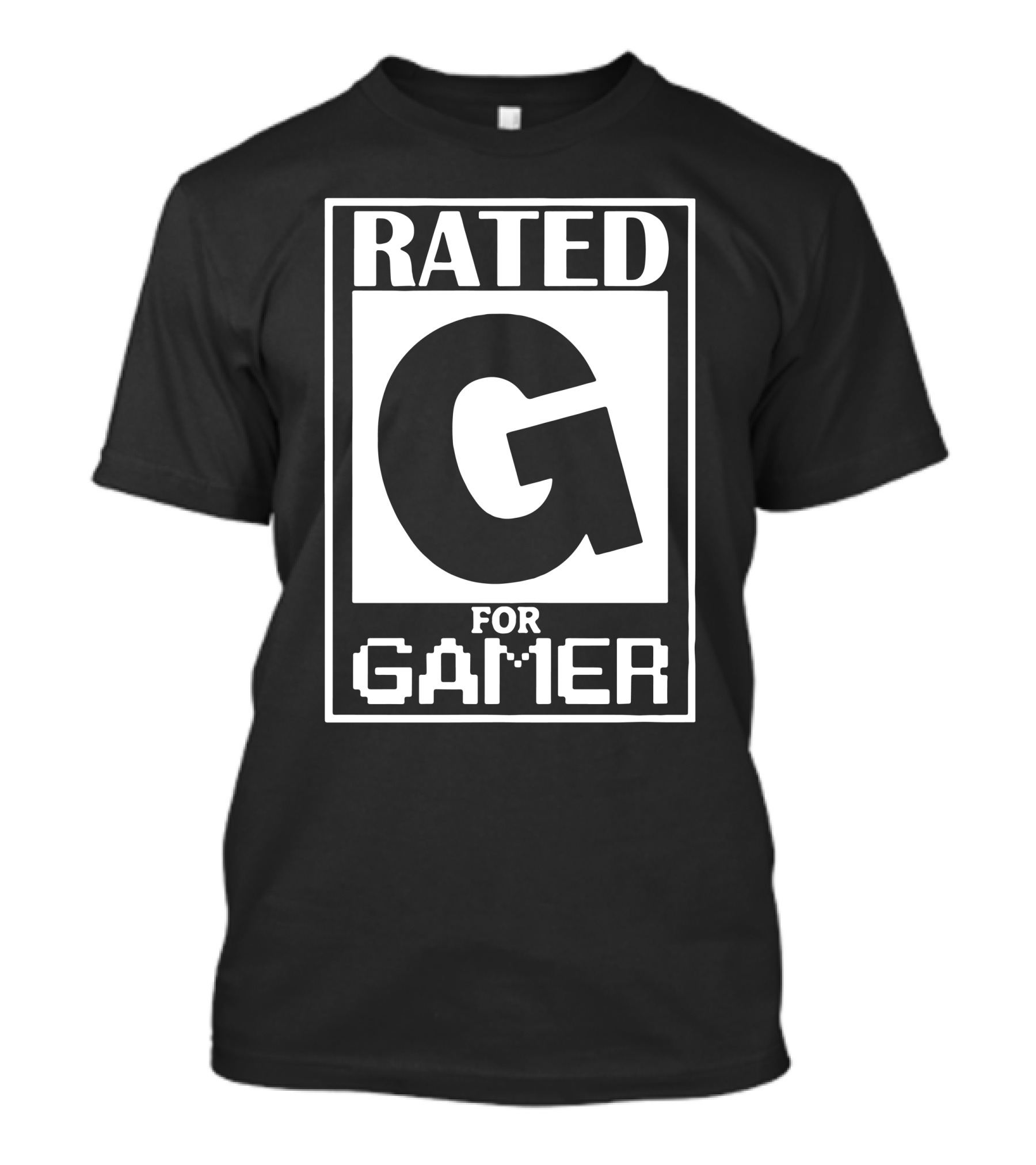 Rated G For Gamer Pixelated T-Shirt