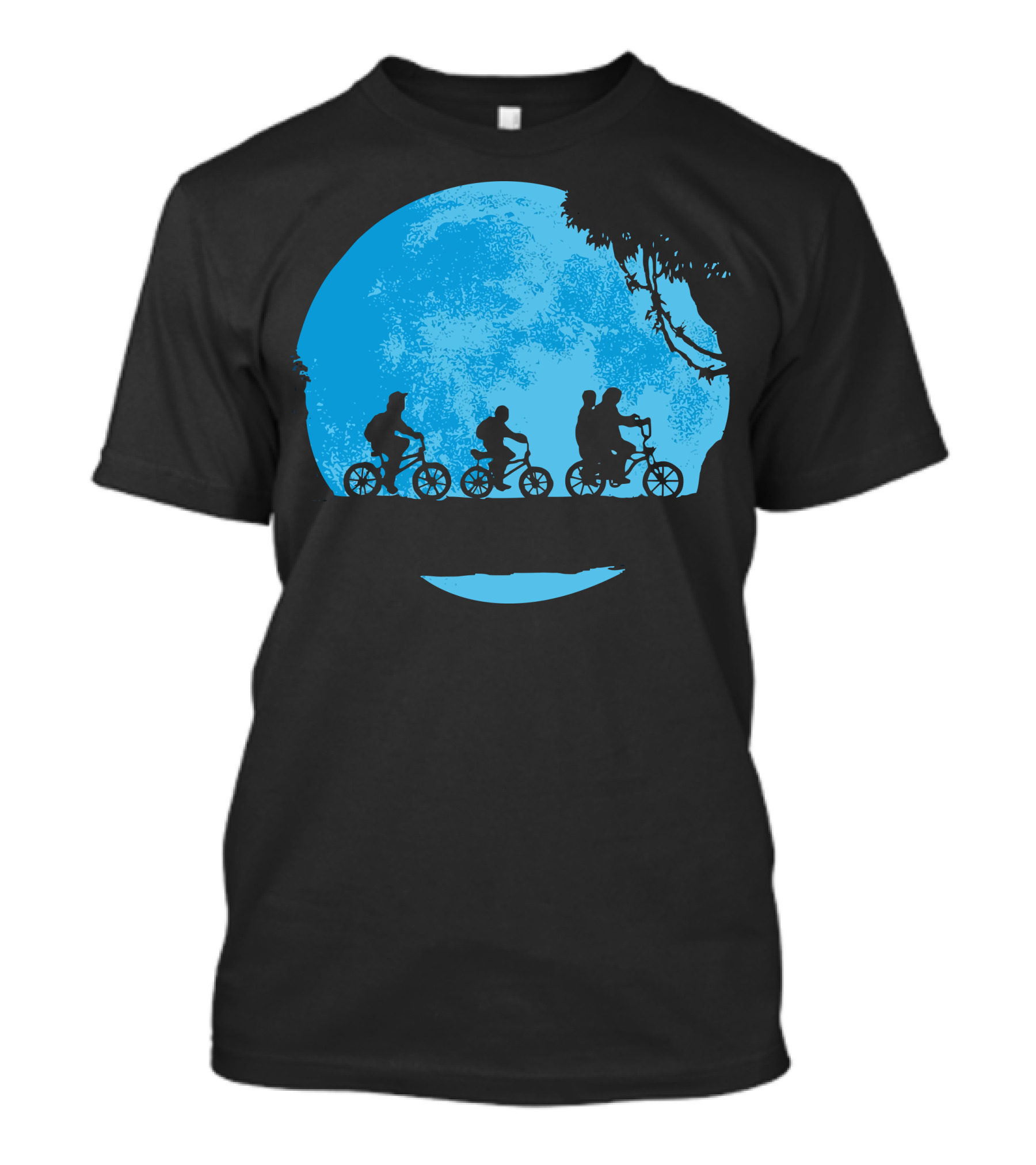 Stranger Things Bicycle Adventure Under The Moon T-Shirt