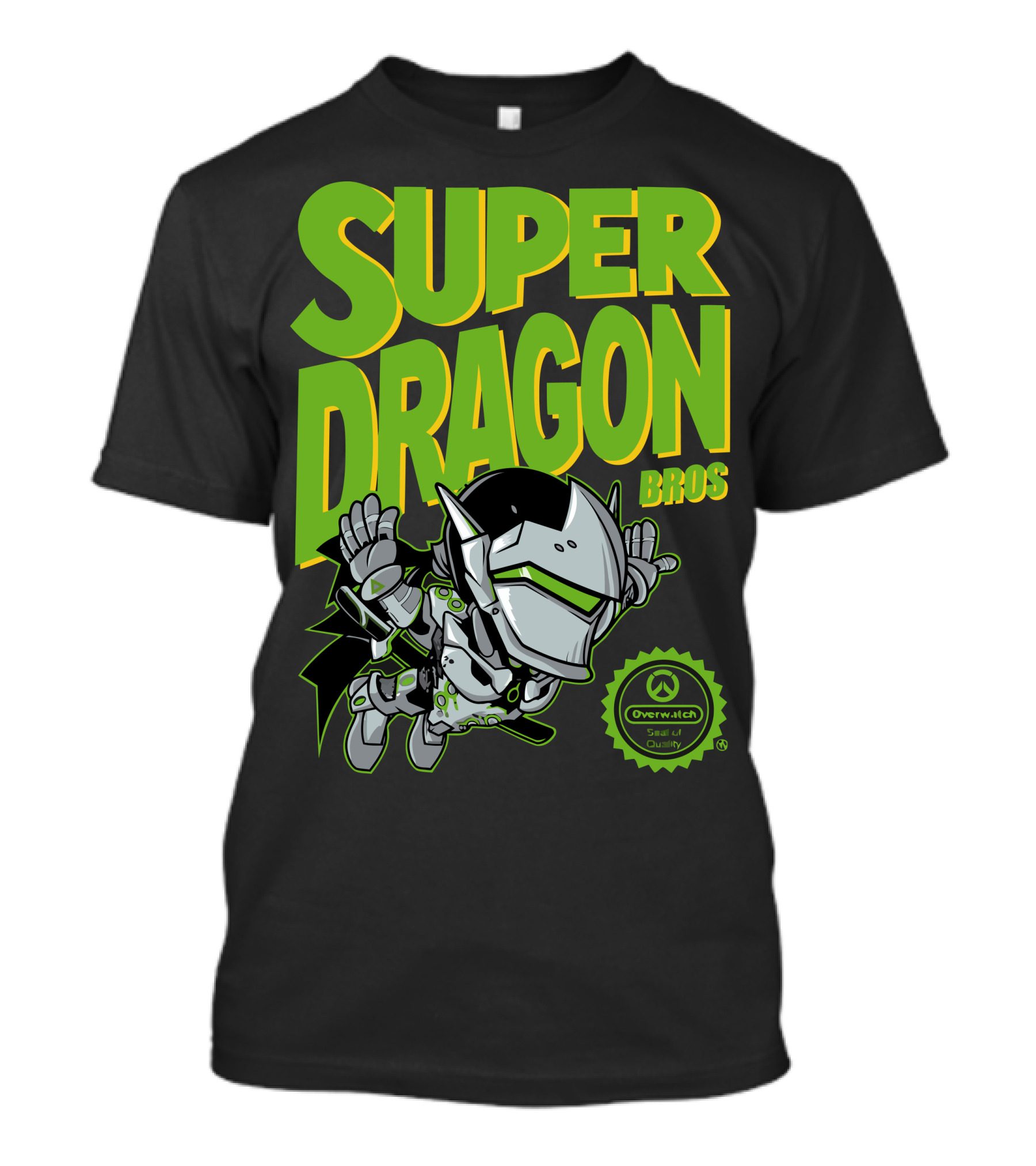 Super Dragon Bros Overwatch Seal Of Quality T-Shirt