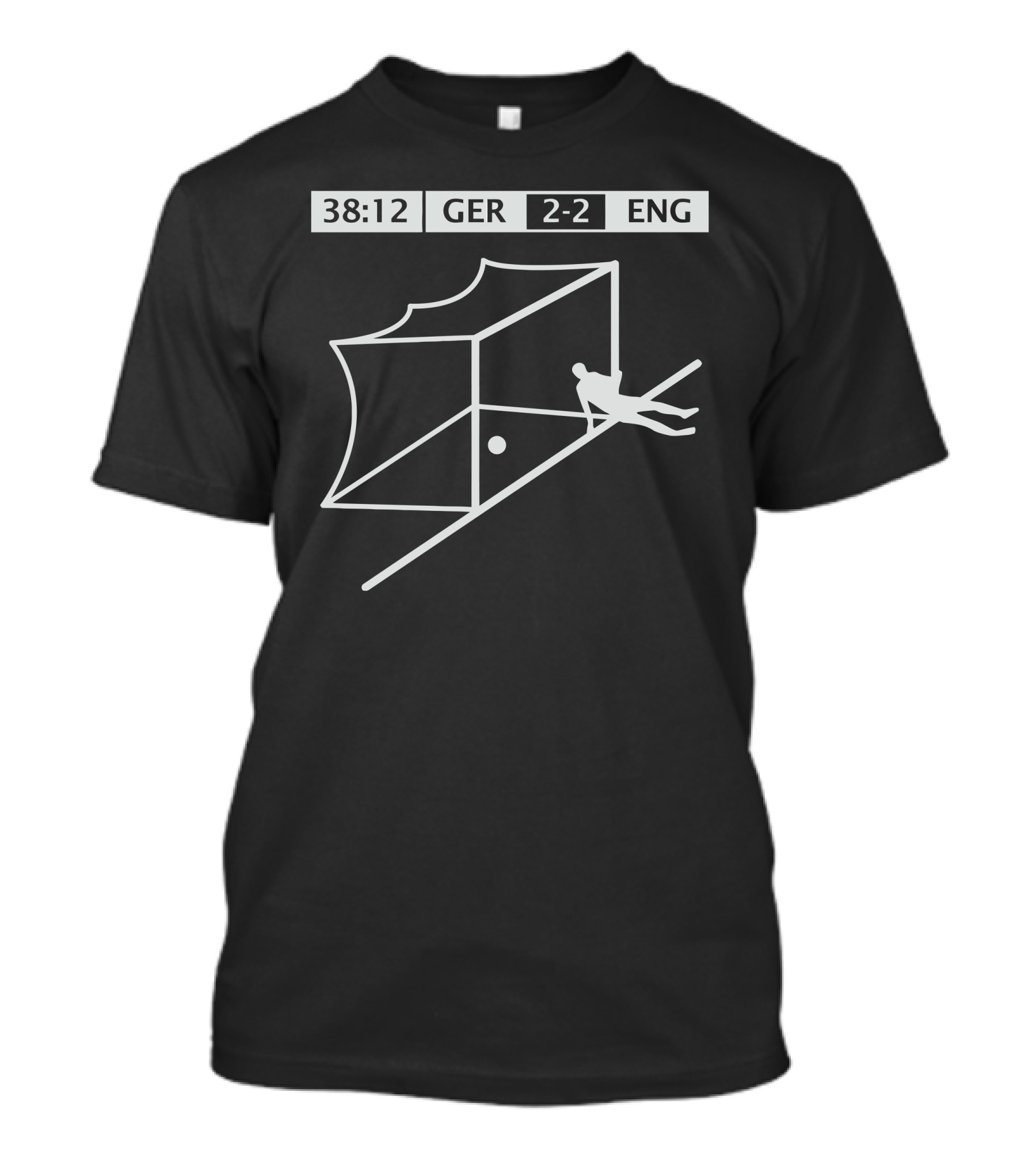38:12 GER 2-2 ENG Goal Line Clearance T-Shirt