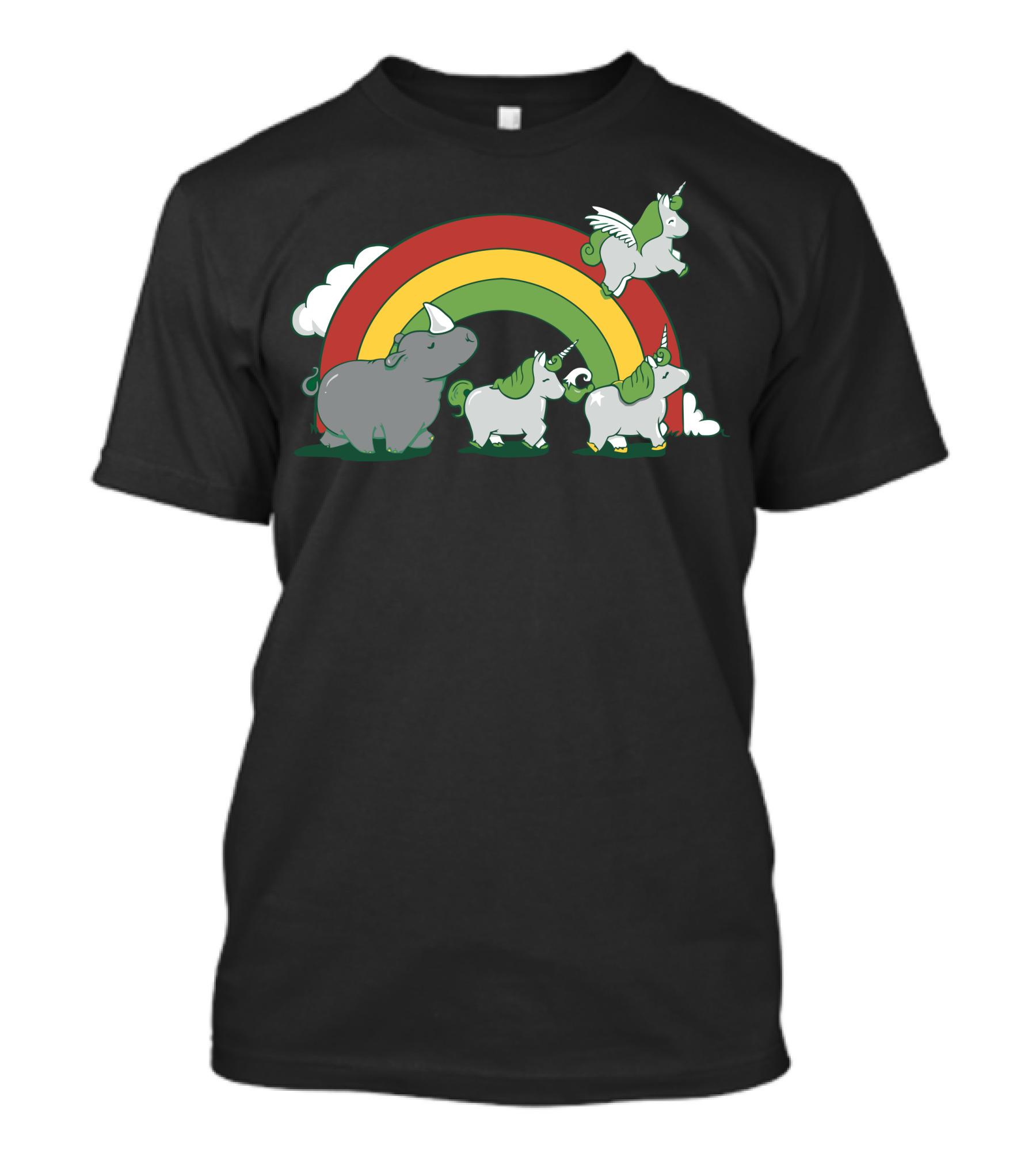 Be What You Want Unicorns And Rainbow Journey T-Shirt