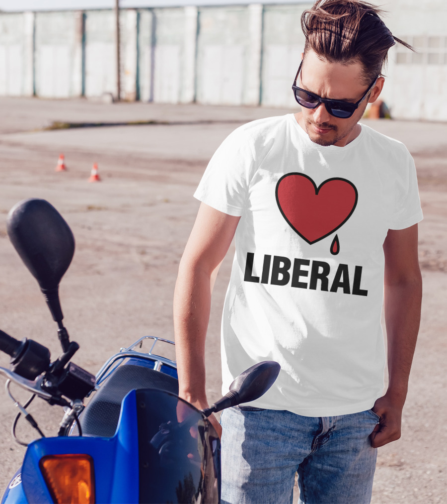 Bleeding Heart Liberal Red Heart Dripping T-Shirt