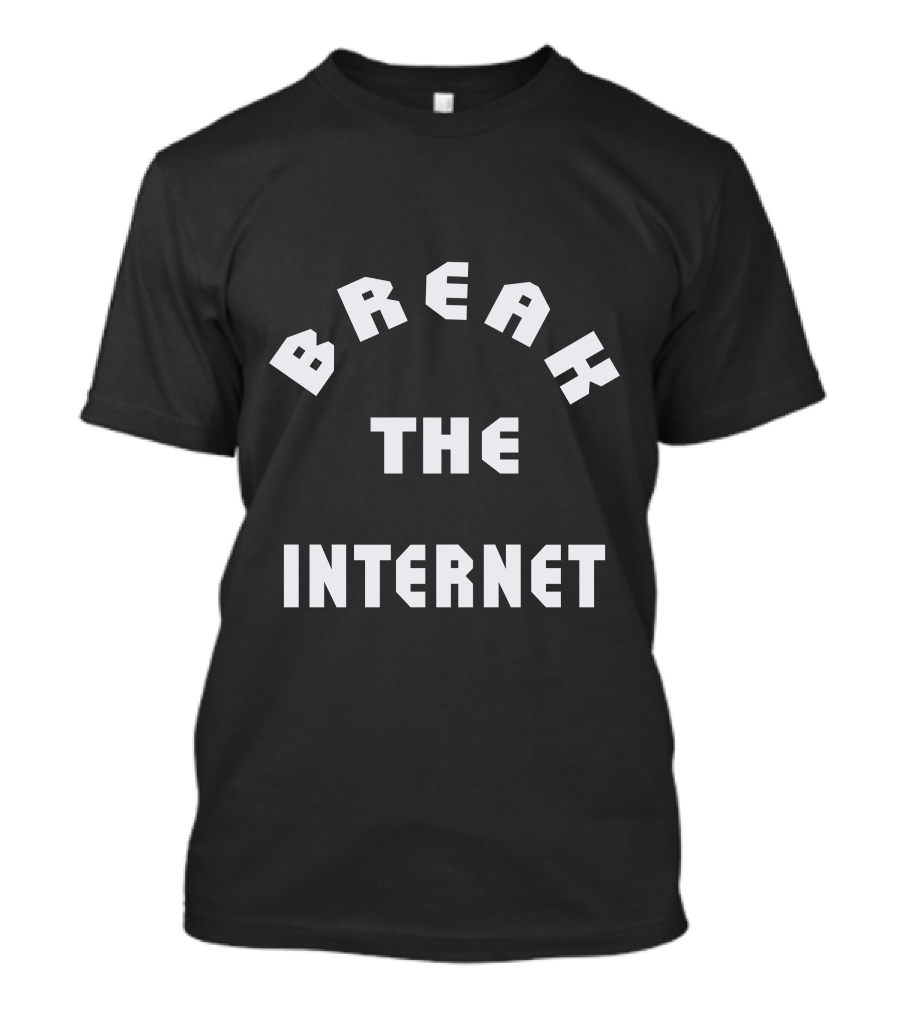 Break The Internet Tie Dye Girls Muscle Top Text T-Shirt