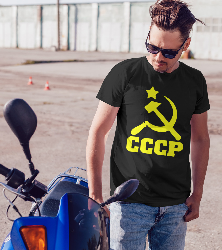 CCCP Russian Soviet Union KGB Moscow Cold War Hammer And Sickle T-Shirt