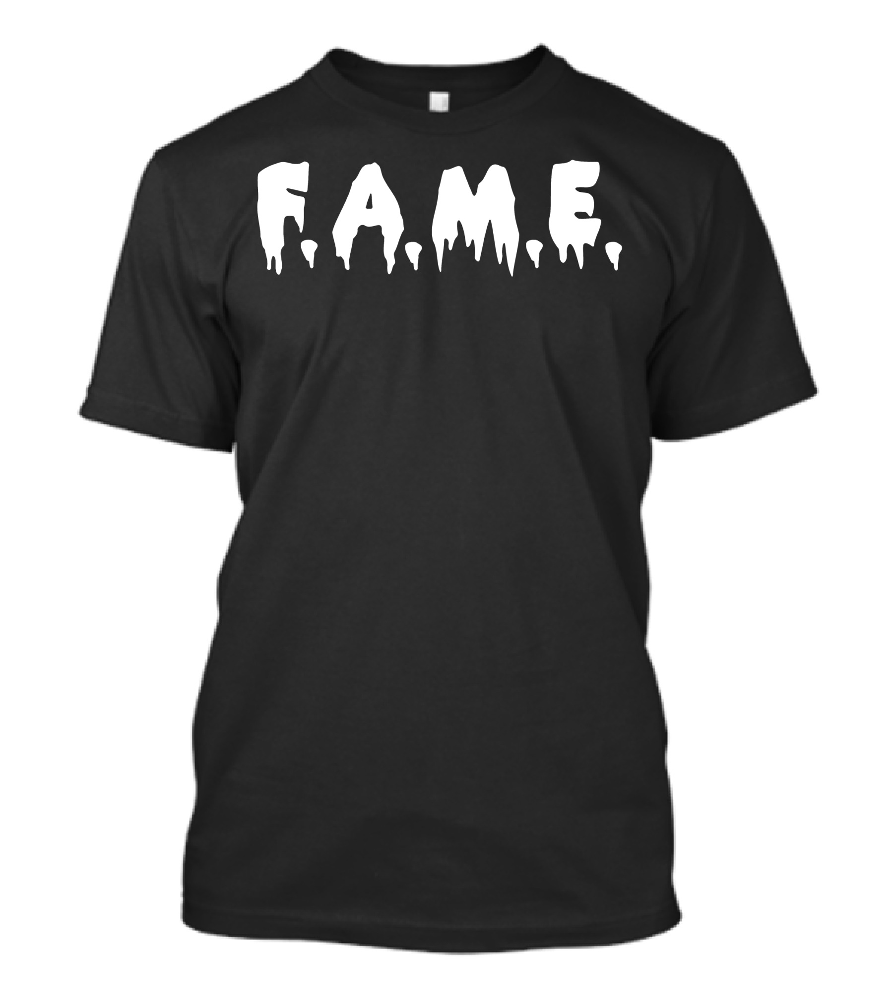 Chris Brown F.A.M.E. Dripping Text T-Shirt