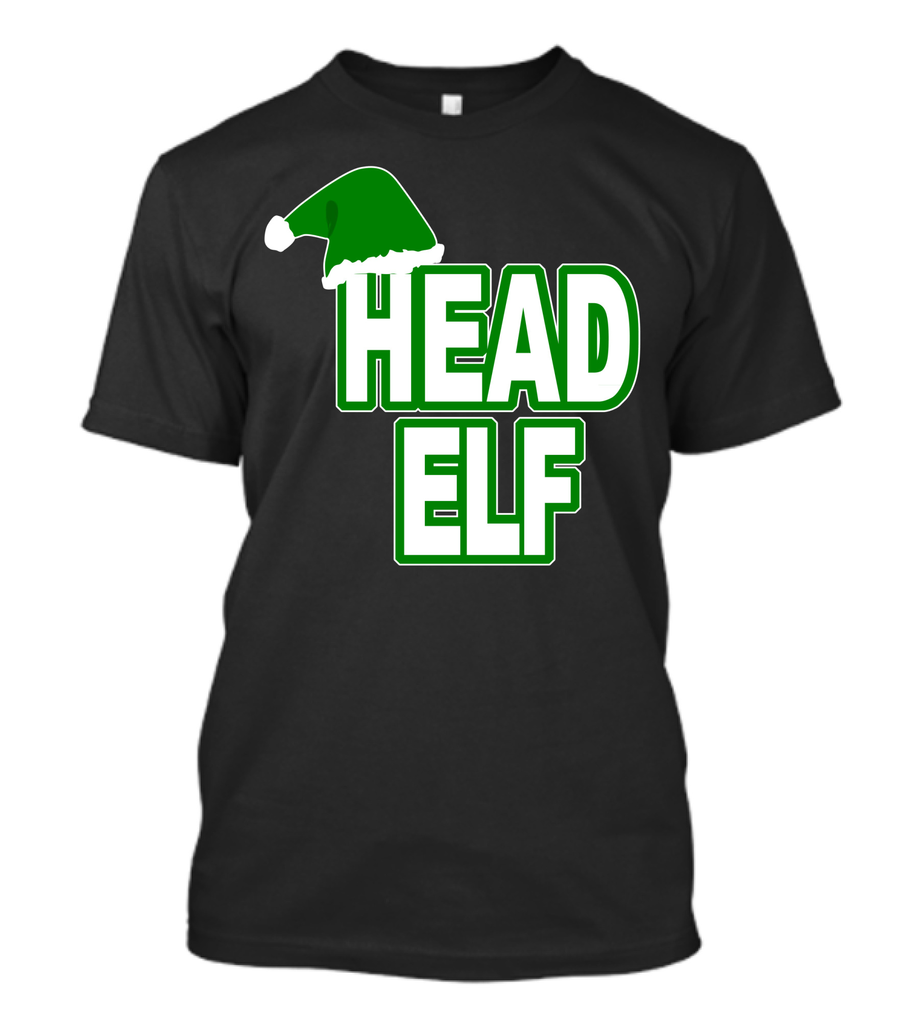 Head Elf Christmas Santa's Elf T-Shirt