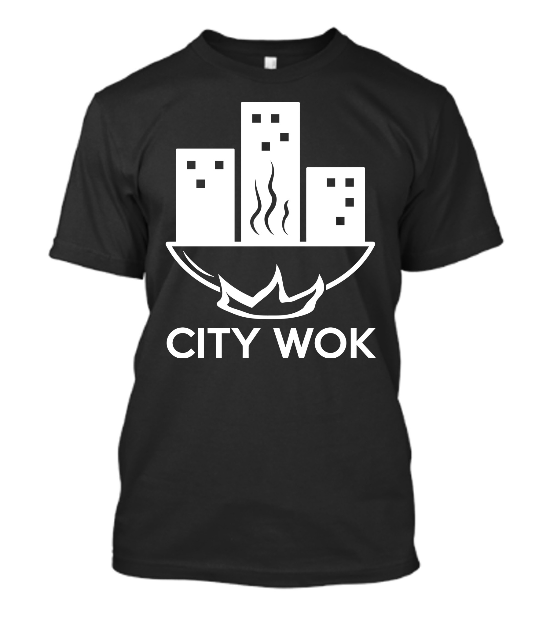 City Wok Skyscraper Bowl With Steam T-Shirt