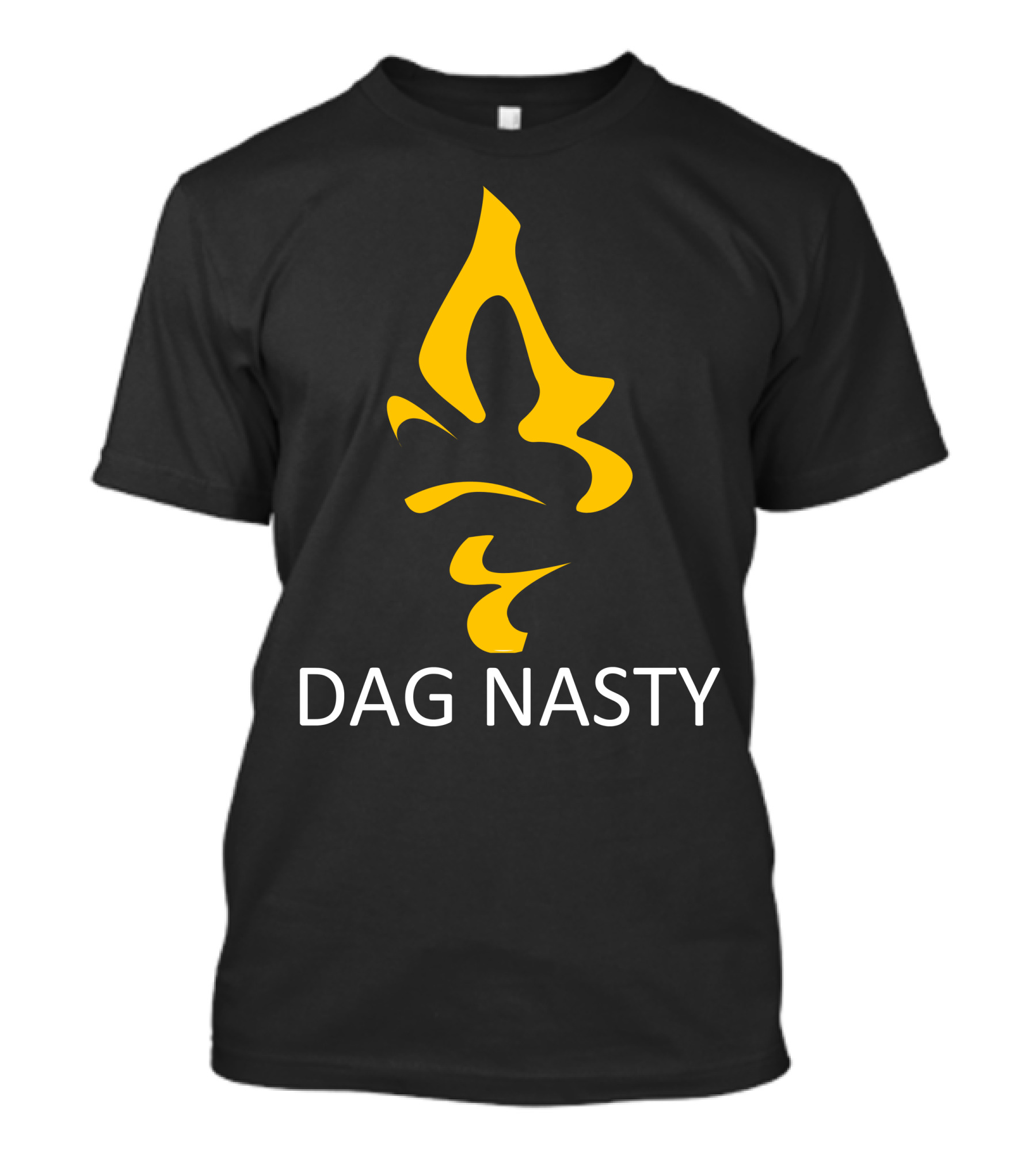 Dag Nasty Punk Rock Yellow Flame T-Shirt