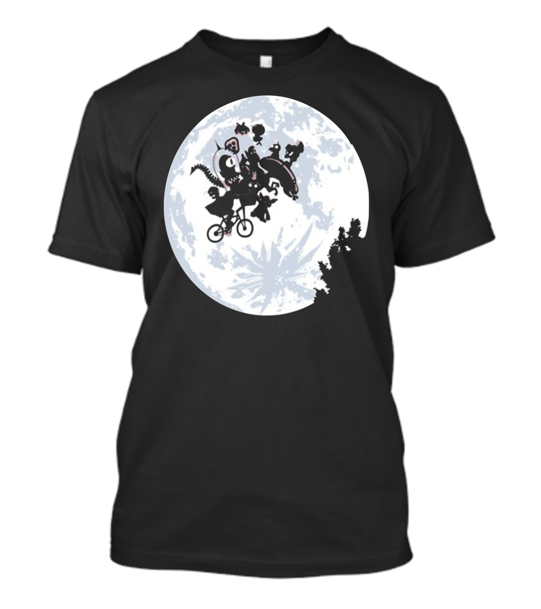 Extraterrestrials Moon Bicycle Adventure T-Shirt