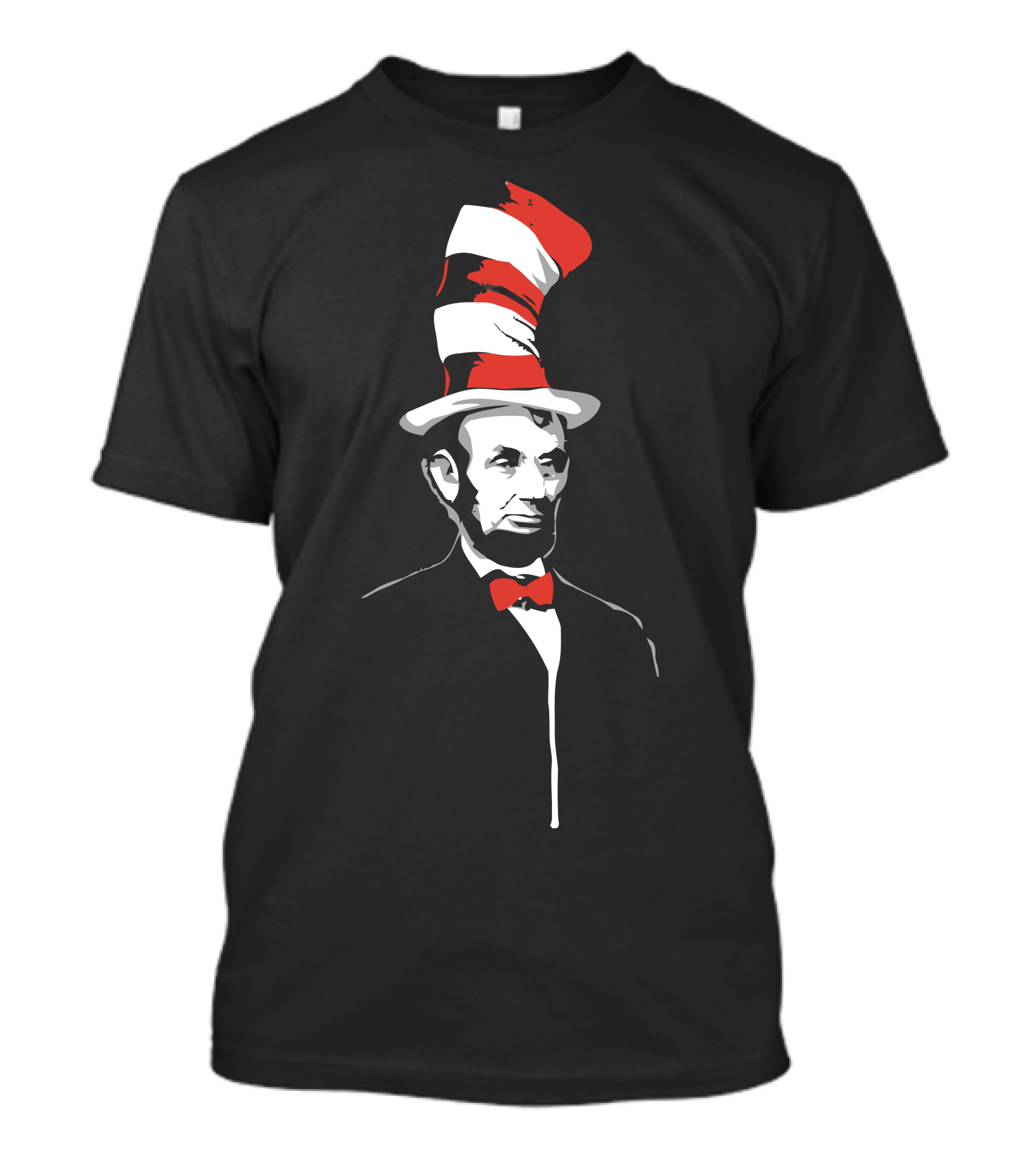Abe Lincoln In Cat In The Hat T-Shirt
