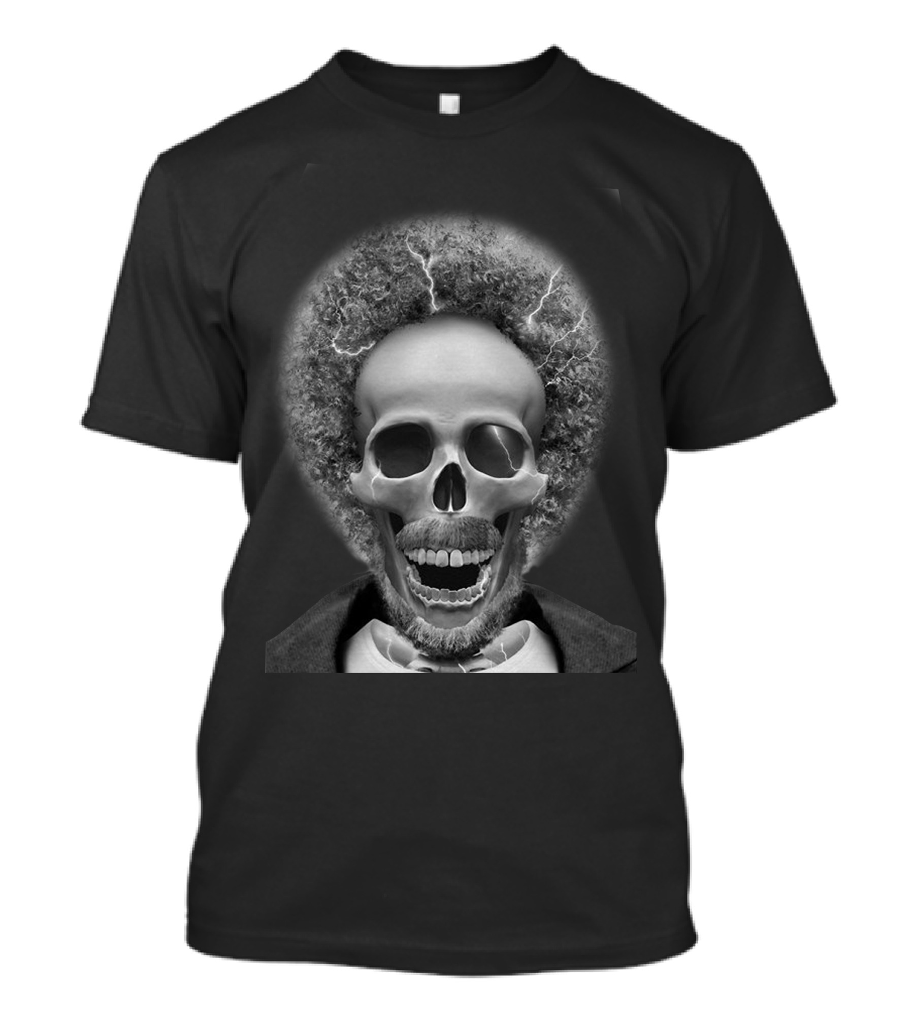 Home Alone Lightning Afro Skull T-Shirt