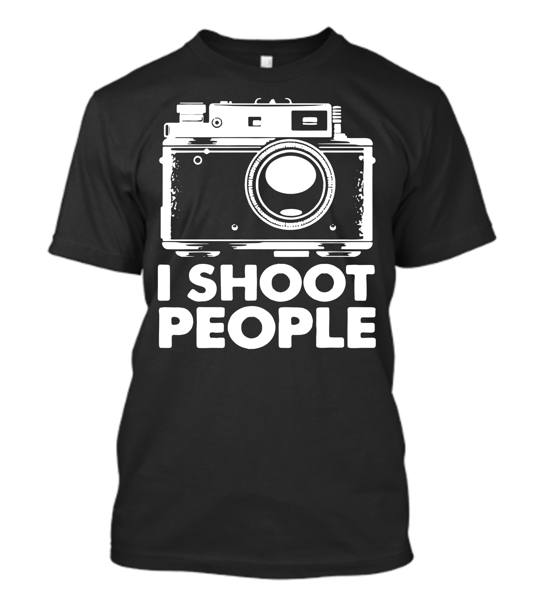 I Shoot People Vintage Camera T-Shirt