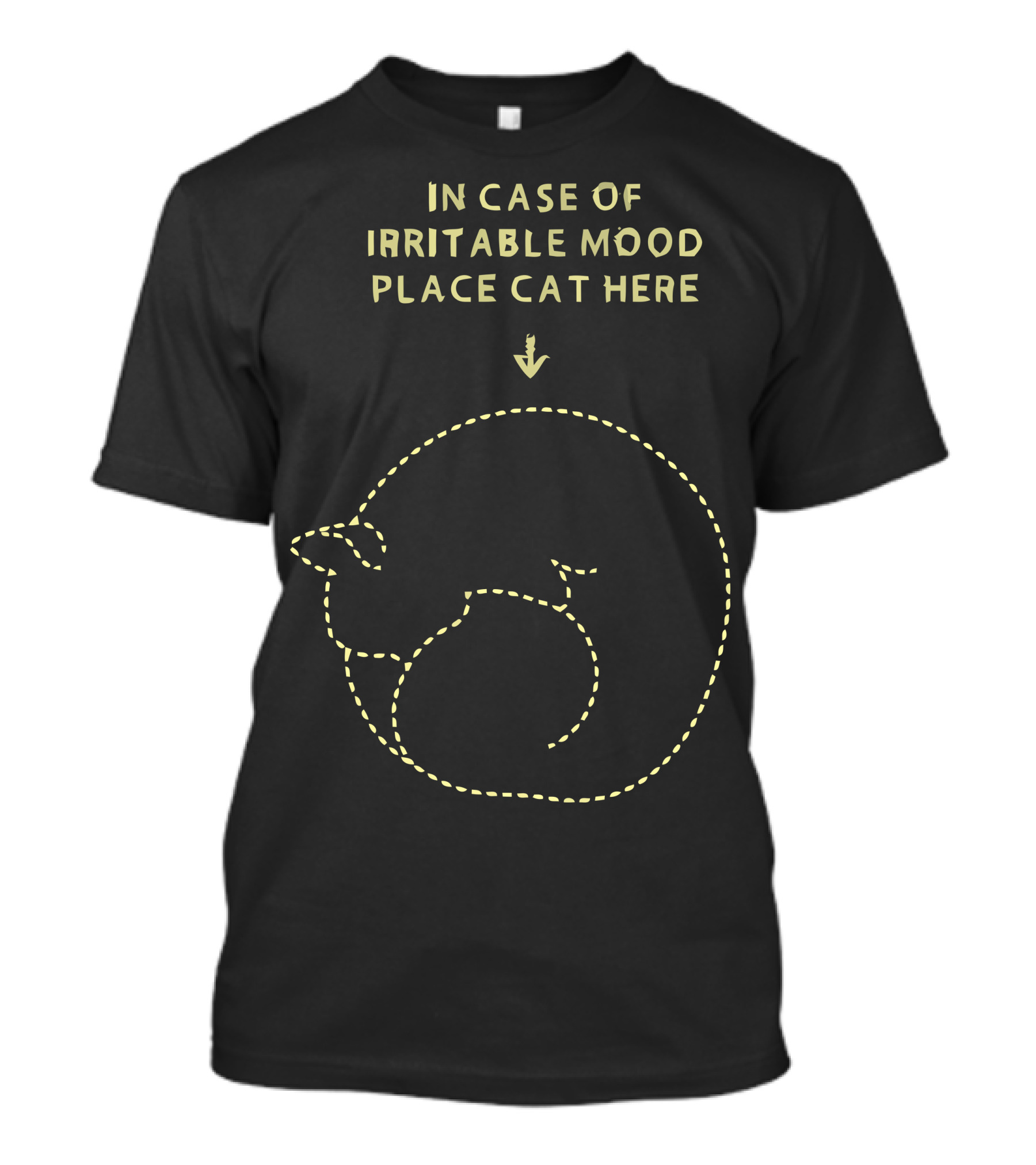 In Case Of Irritable Mood Place Cat Here T-Shirt