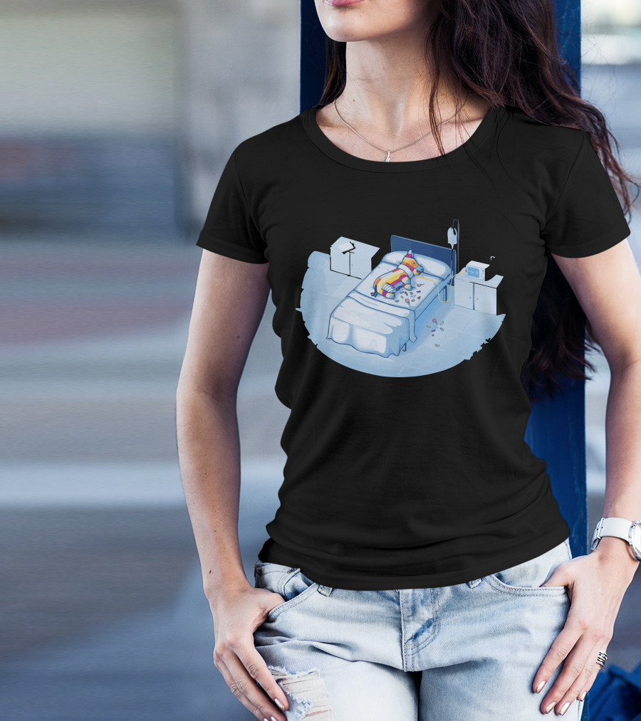 Intensive Candy Unit Piñata Hospital Scene T-Shirt