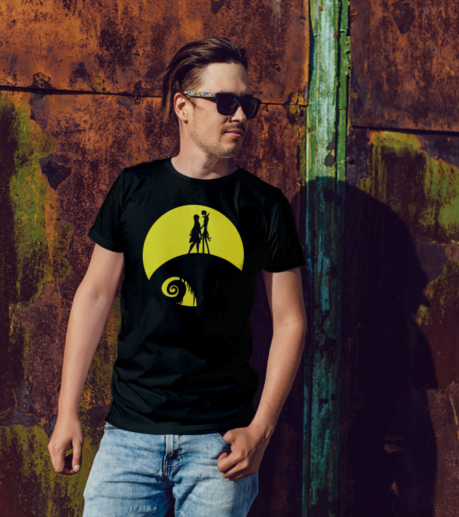 Jack And Sally Moonlit Hilltop T-Shirt