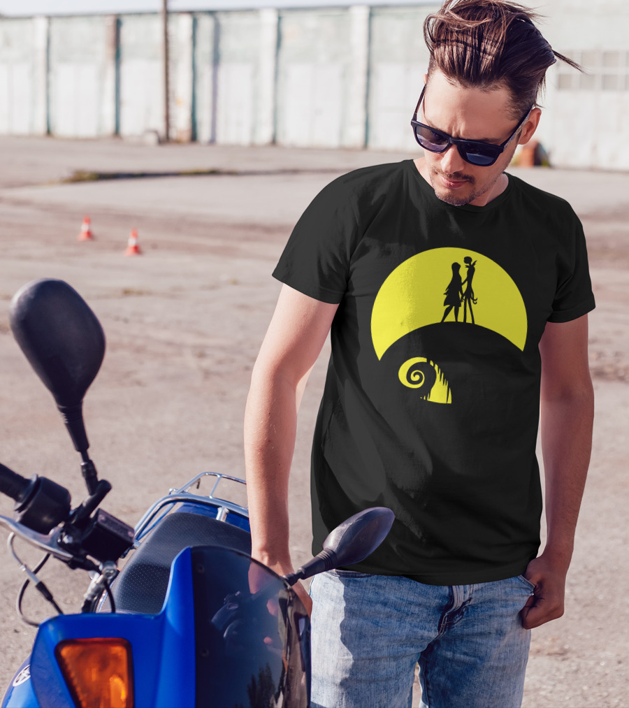 Jack And Sally Moonlit Hilltop T-Shirt