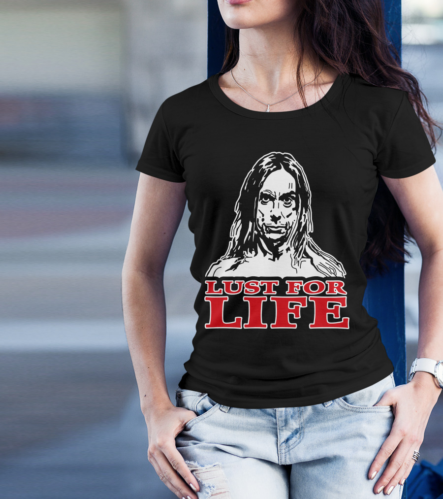 Lust For Life Iggy Pop Rock Music Icon T-Shirt