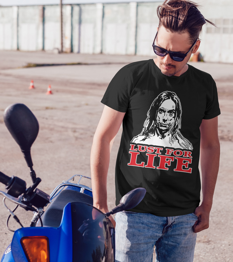 Lust For Life Iggy Pop Rock Music Icon T-Shirt