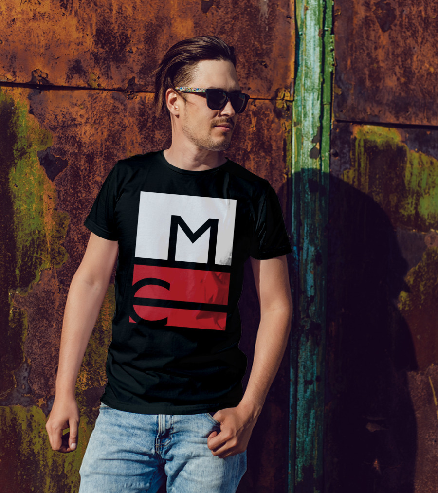 Magcon Boys MC Logo Black White Red T-Shirt