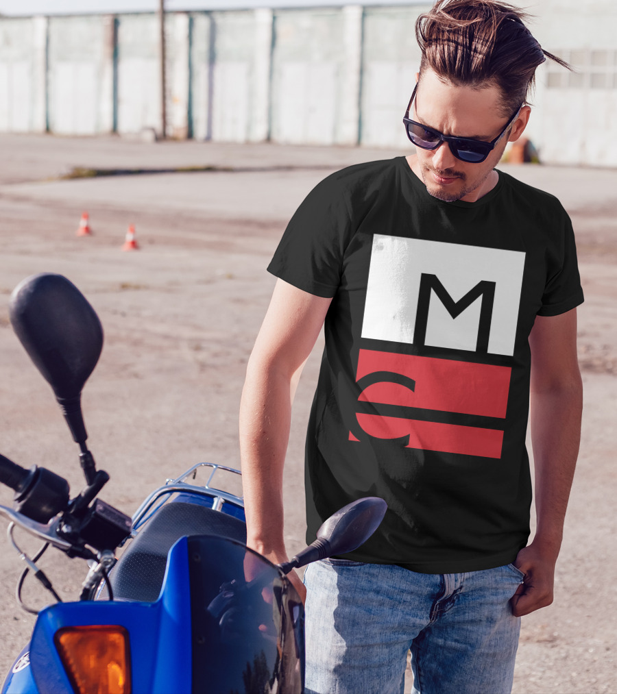 Magcon Boys MC Logo Black White Red T-Shirt