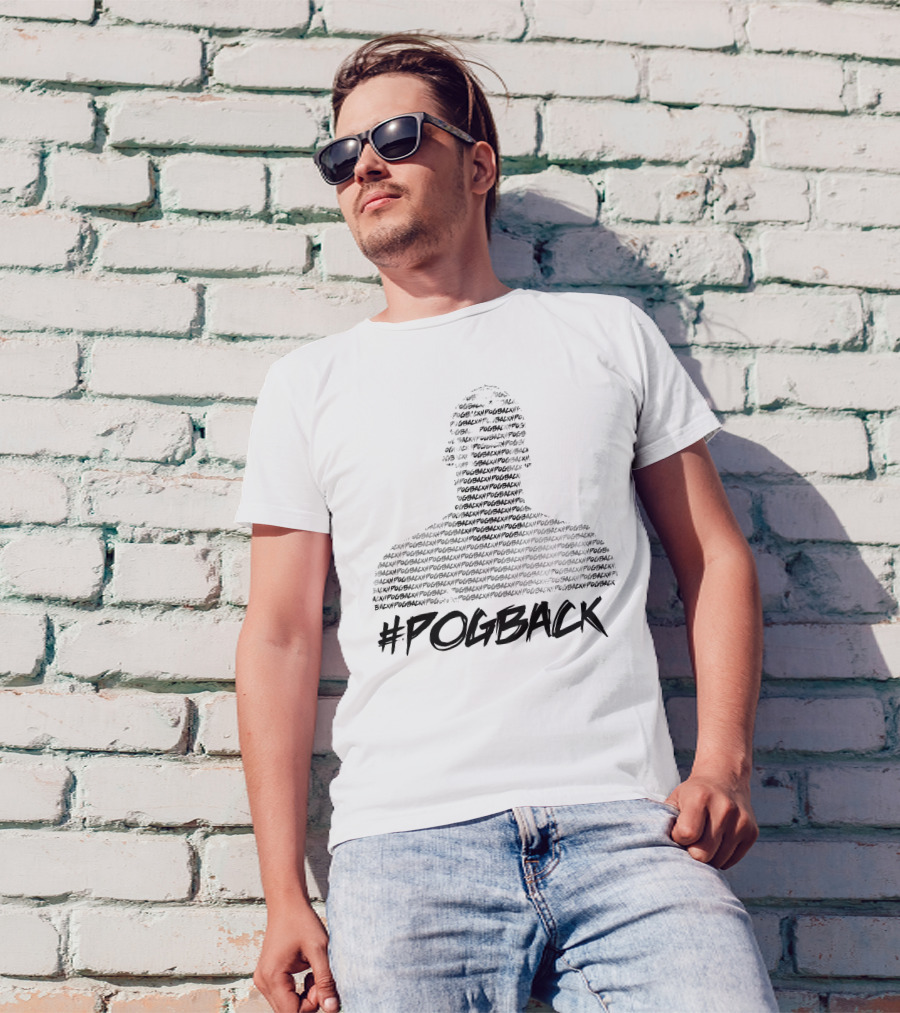 Pogback Typography T-Shirt