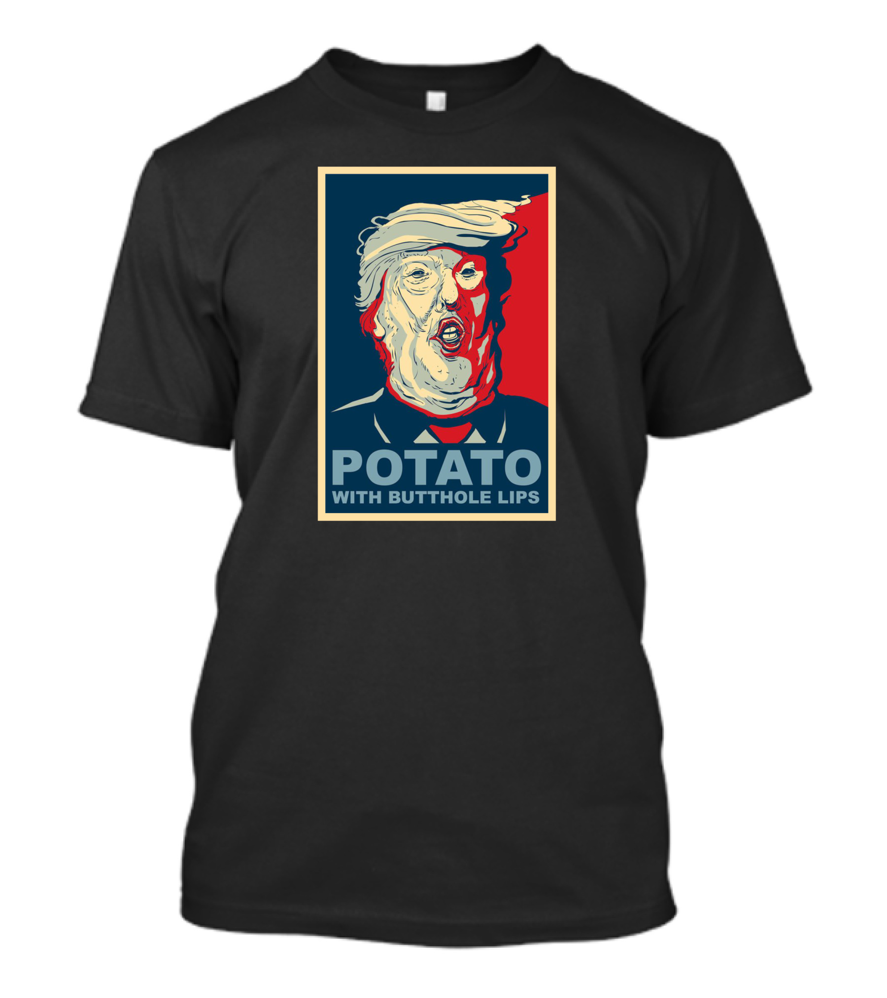 POTATO WITH BUTTHOLE LIPS T-Shirt
