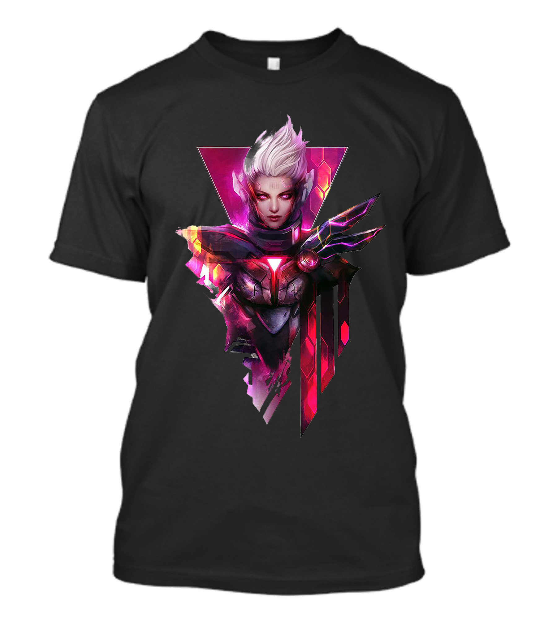 Project Fiora League Of Legends Futuristic Cybernetic Warrior T-Shirt