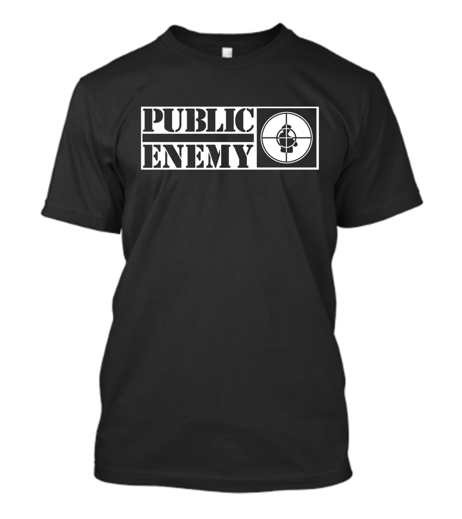 Public Enemy Flavor Flav Chuck D Logo Official Merchandise T-Shirt
