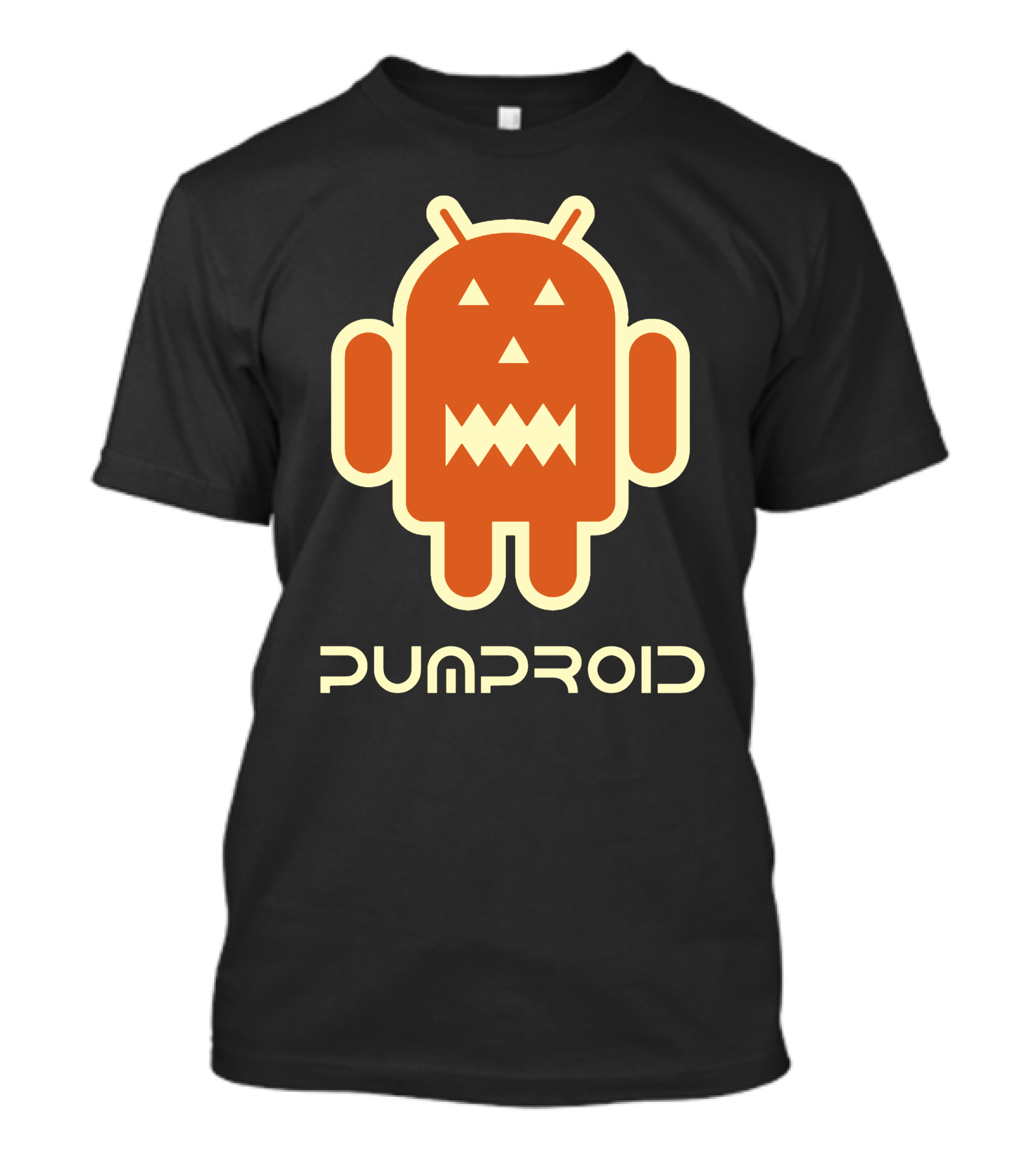 Halloween Pumpkin Android Mashup Pumpdroid T-Shirt