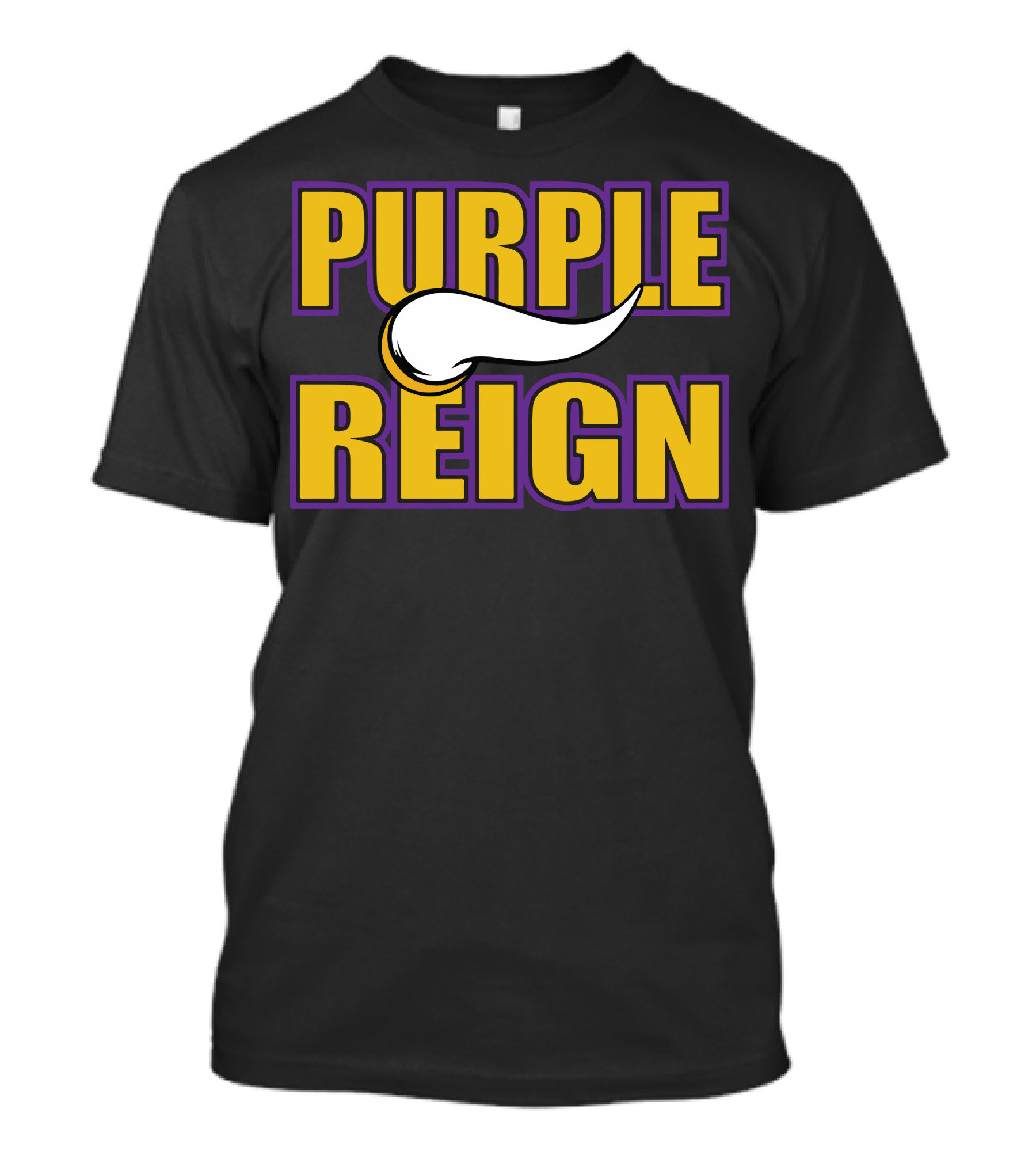 Purple Reign Vikings Horn Emblem T-Shirt