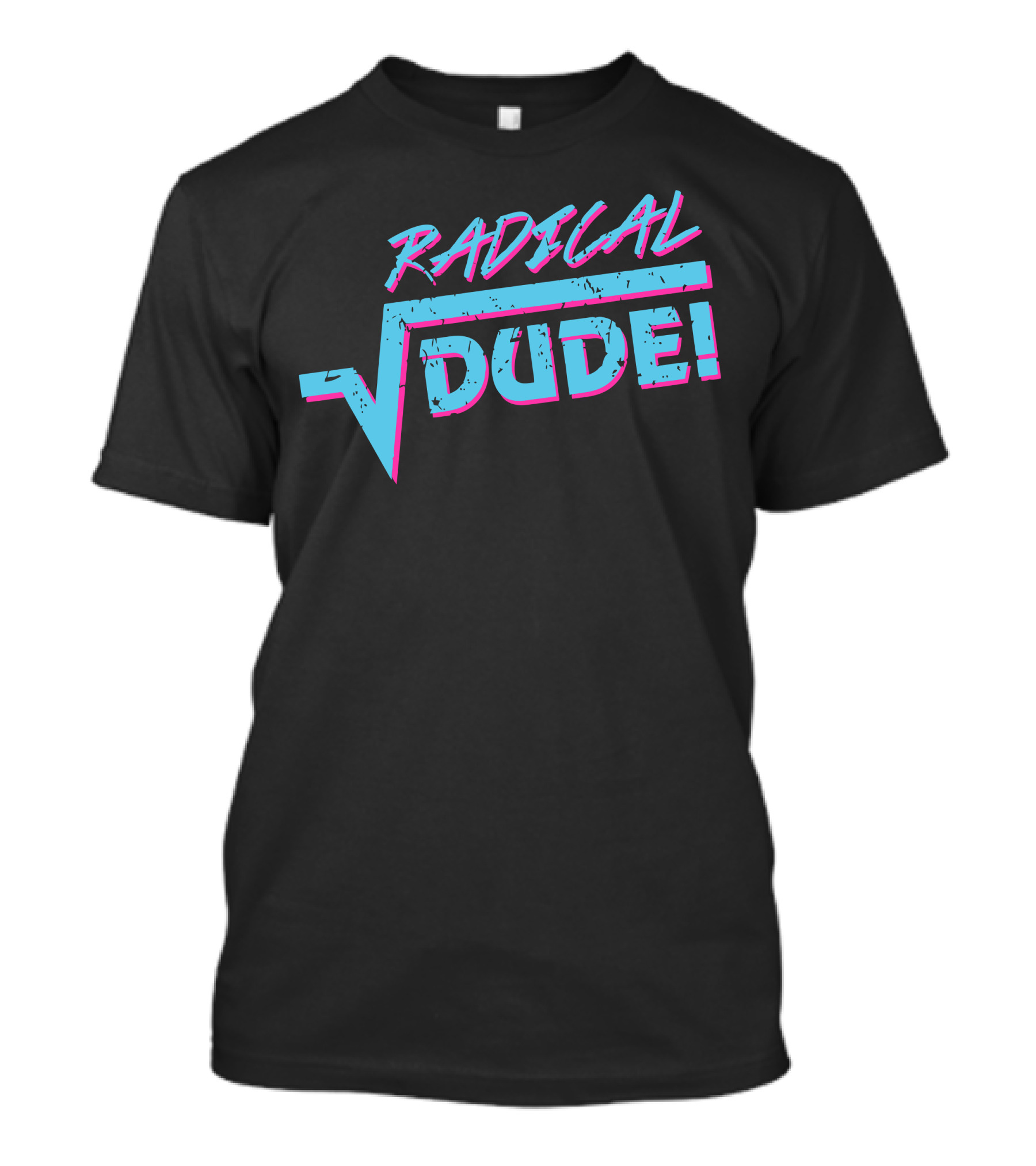 RADICAL DUDE Square Root Neon T-Shirt