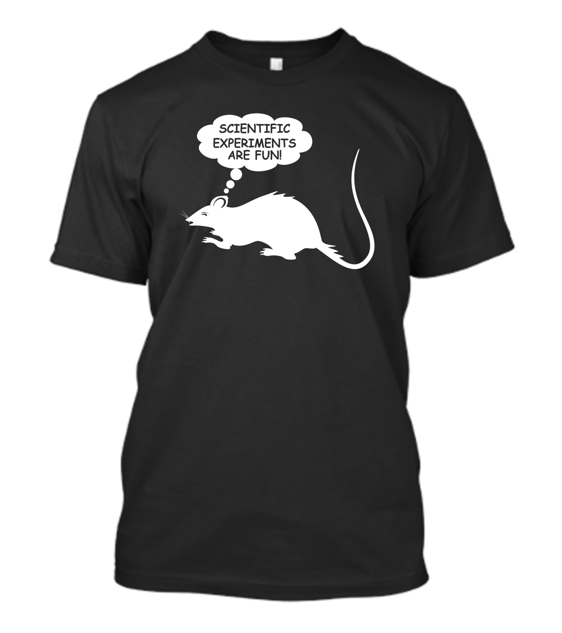 Rat Scientific Experiments Are Fun Nerd Geek T-Shirt