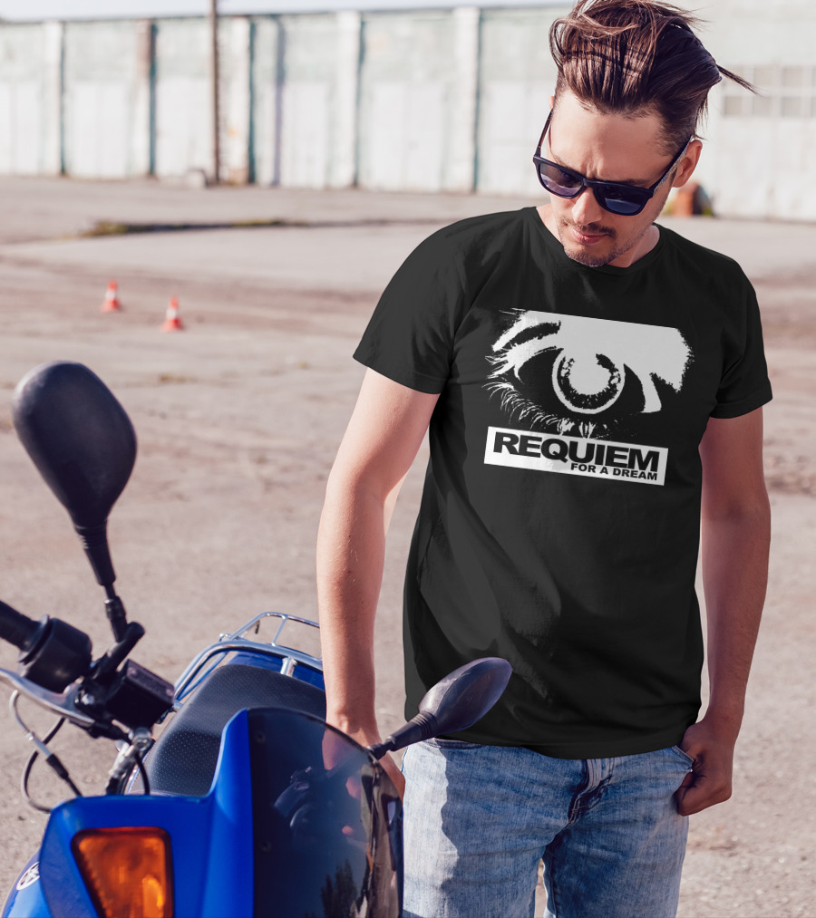 Requiem For A Dream Eye Monochrome T-Shirt